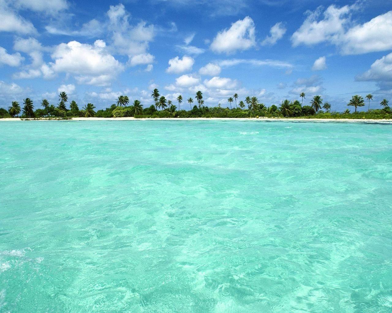 1280x1024 Hd Wallpaper Link Wallpaper Desktop Tropical Island Beach Scenery