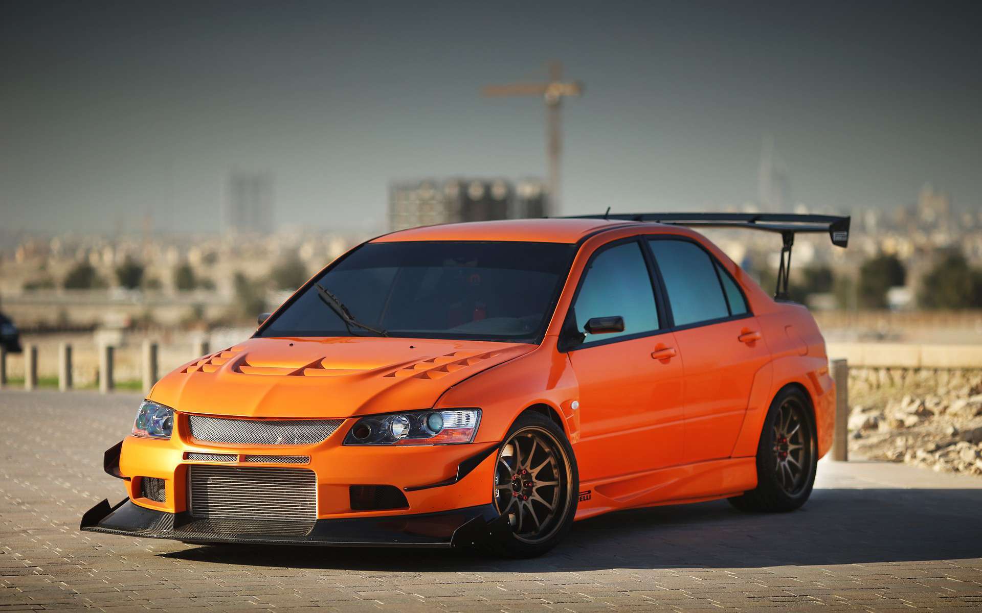 1920x1200 Mitsubishi Evo Wallpaper