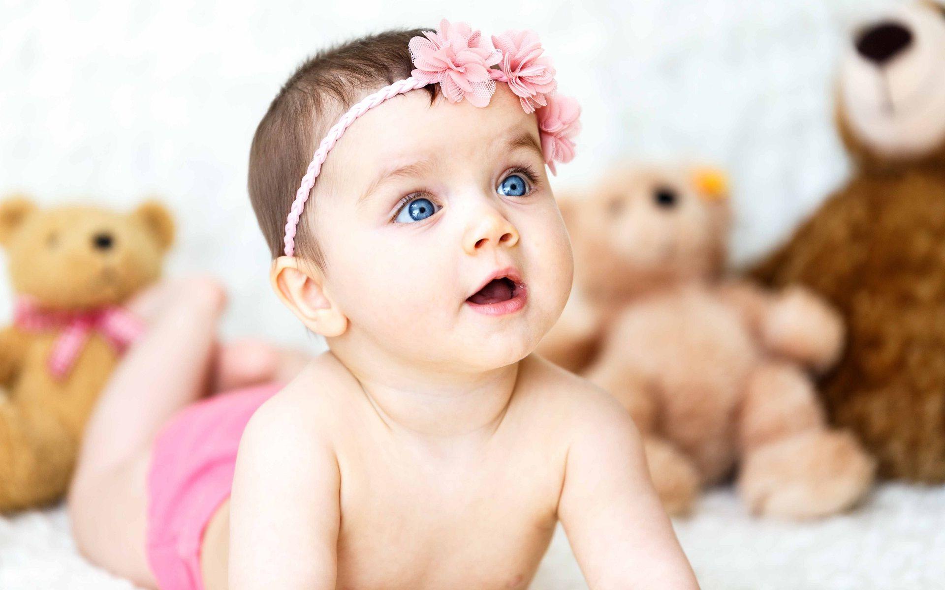 Adorable Cute Baby Girl HD wallpaper
