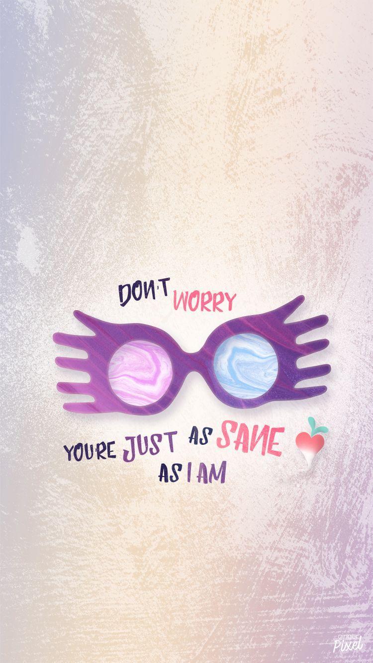 Harry Potter Luna Lovegood pink Spectre Specs Glasses ⚡ 
