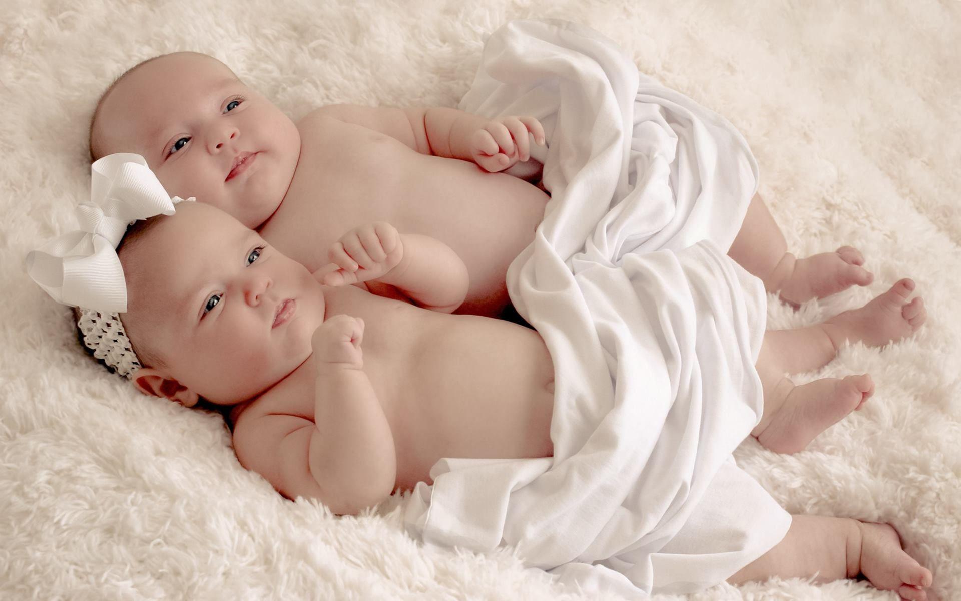 1920x1200 New Born Baby Sweet Twins HD Wallpaper Baby HD Image