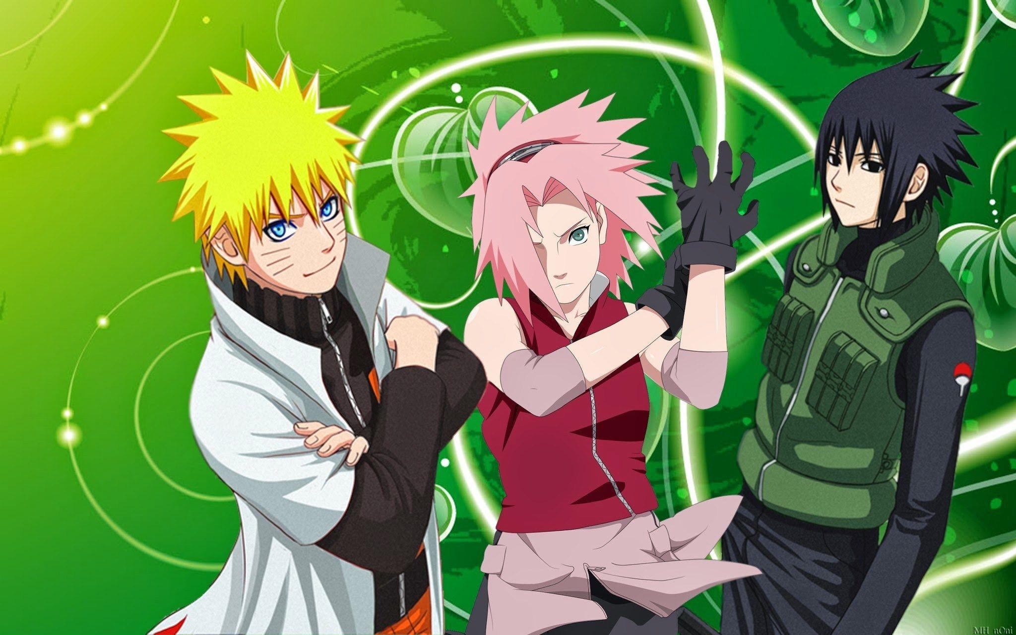 2048x1280 Naruto Team 7 Wallpaper
