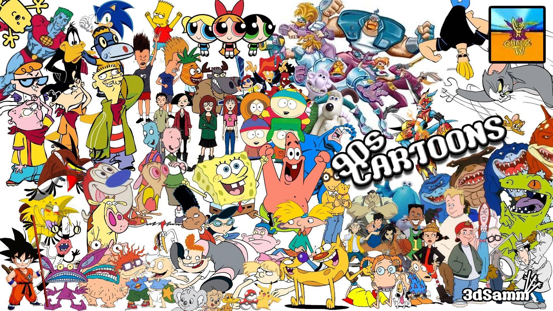 90s cartoon backgrounds