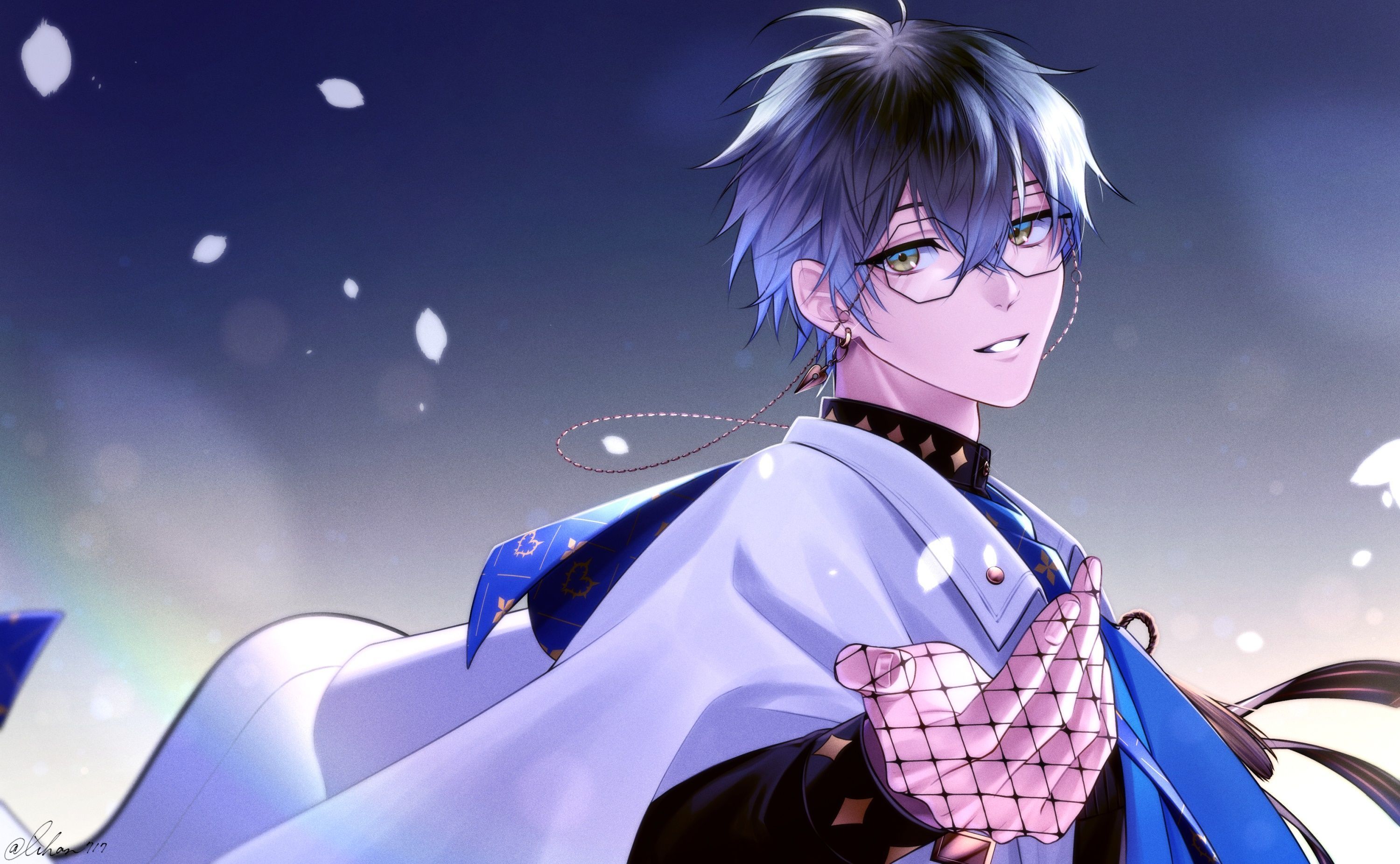 3000x1851 Anime virtual youtuber HD nijisanji ike eveland Gaming Mat Desk