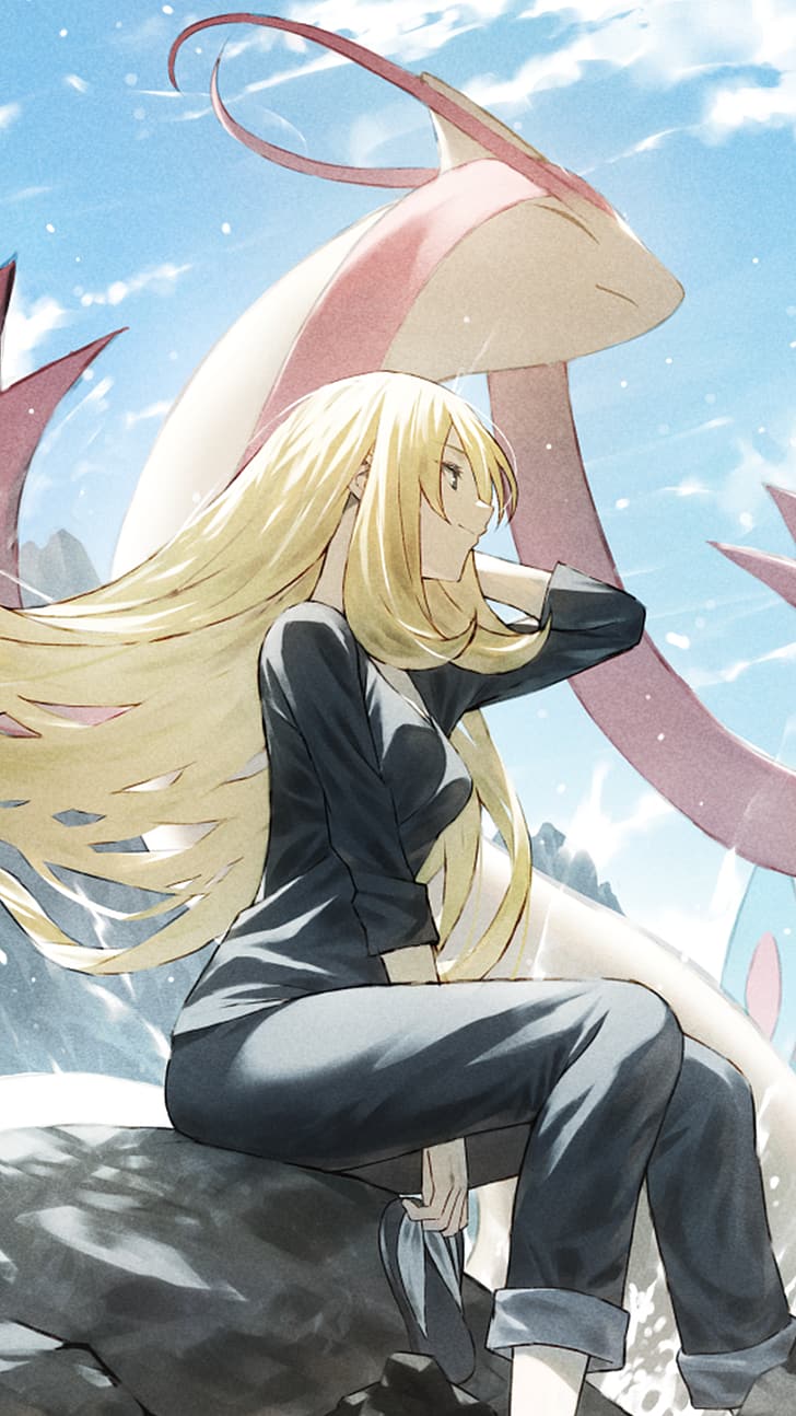 728x1294 Cynthia (Pokémon) 1080P, 2K, 4K, 5K HD wallpaper free download