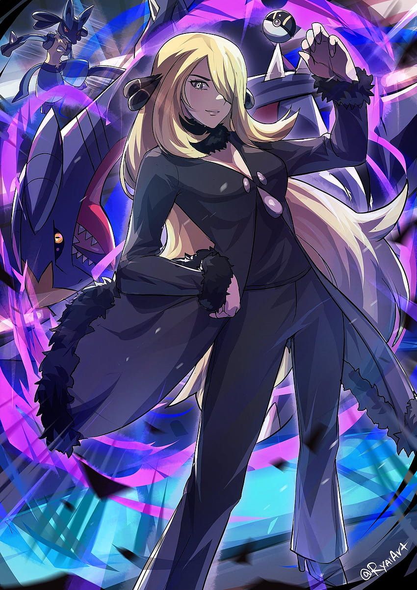 850x1202 The Champion of Sinnoh!, cynthia pokemon HD phone wallpaper
