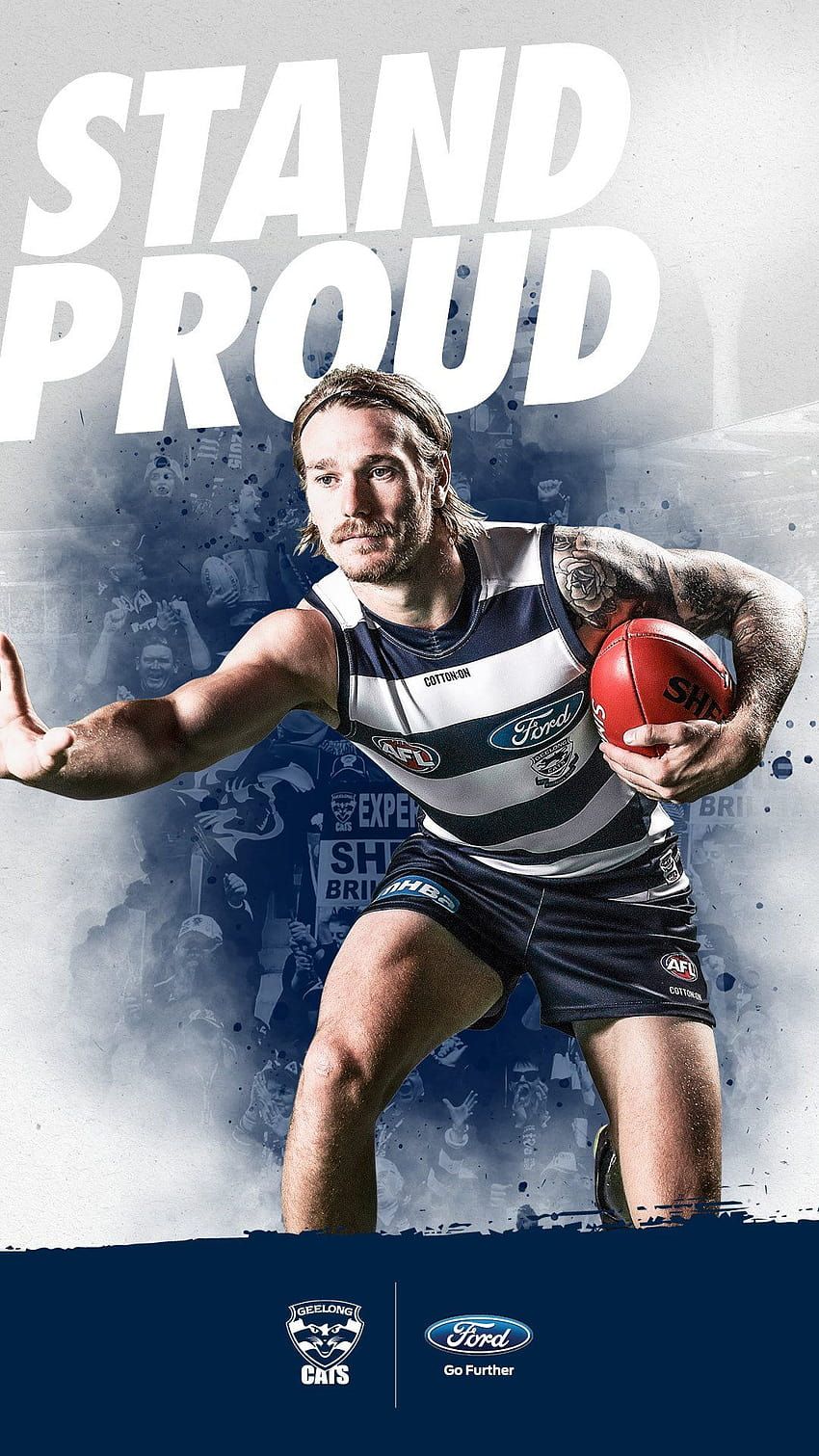 850x1511 Geelong Cats on Twitter:, geelong football club HD phone wallpaper