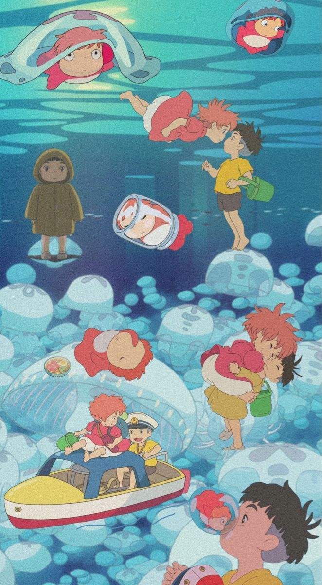 662x1200 Ponyo Wallpaper