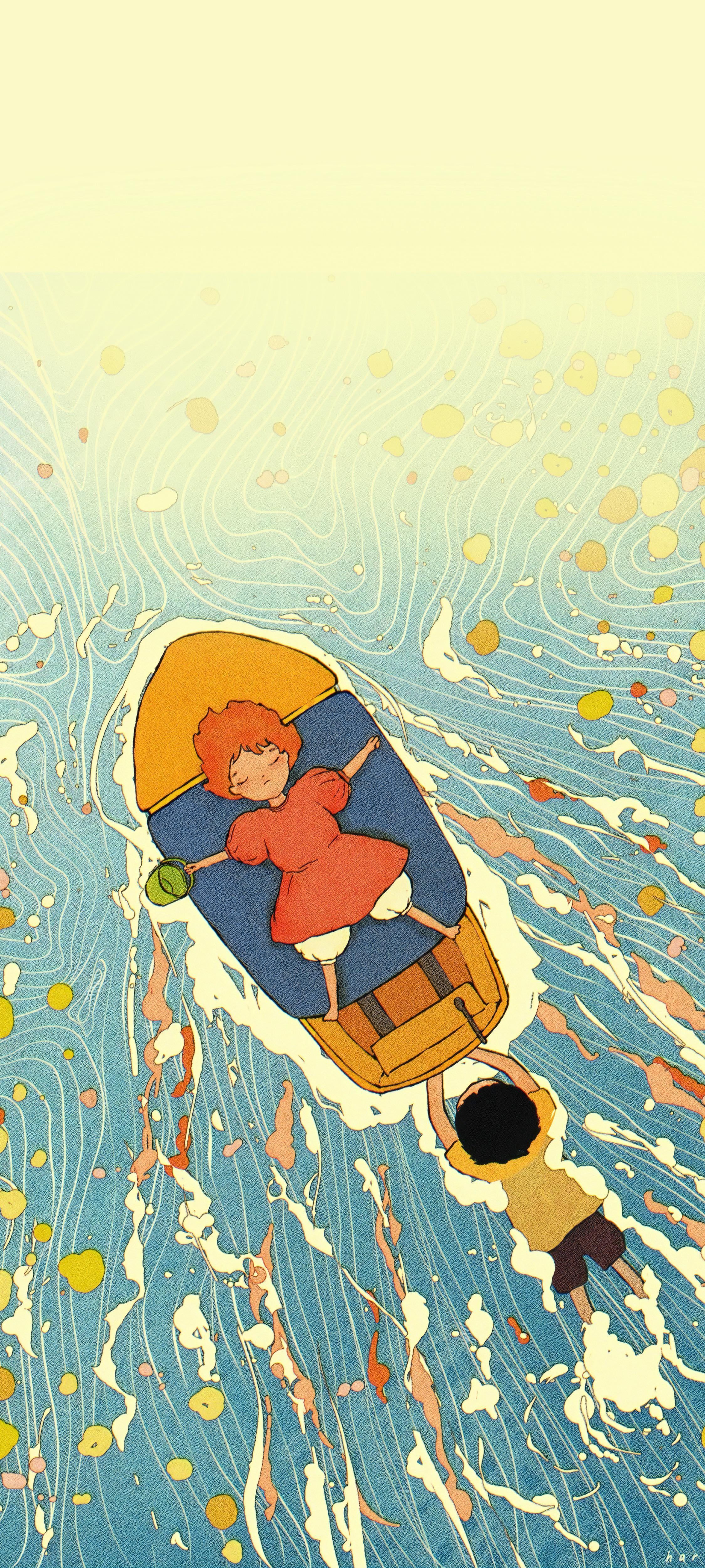 2250x5000 Ponyo, phone wallpaper