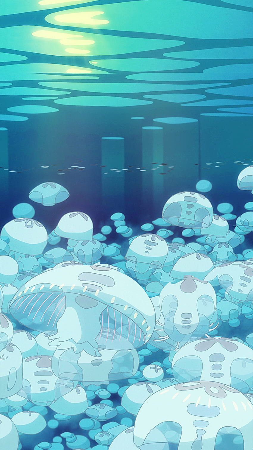 850x1511 Cliff by the Sea Phone Background Ponyo