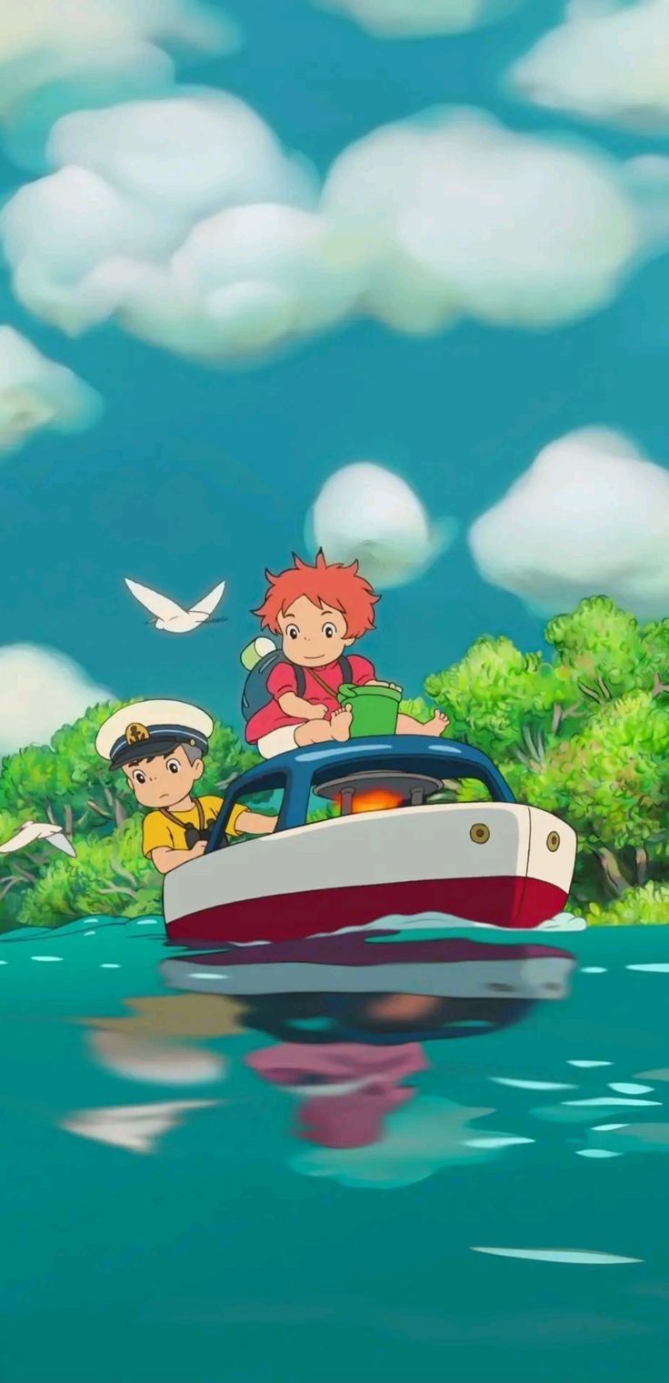 736x1521 Anime Aesthetics on X: Ponyo 2008