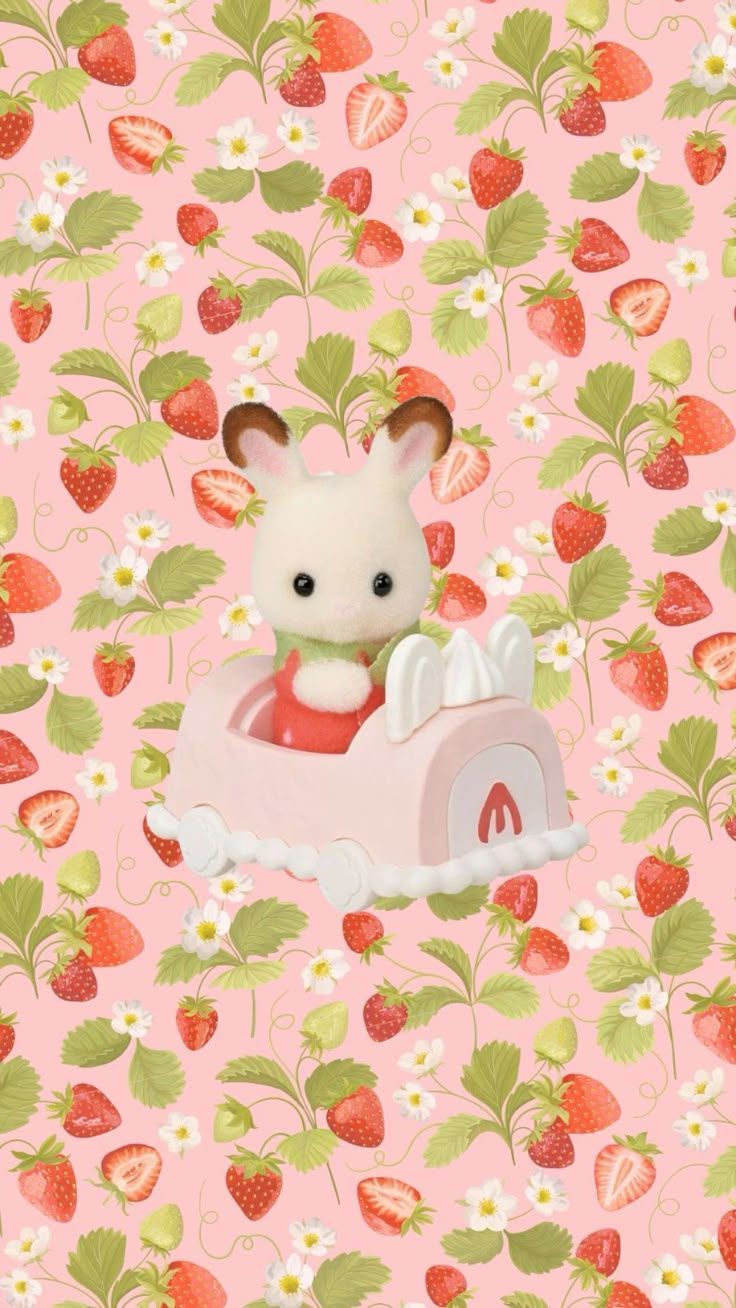 736x1308 Strawberry wallpaper