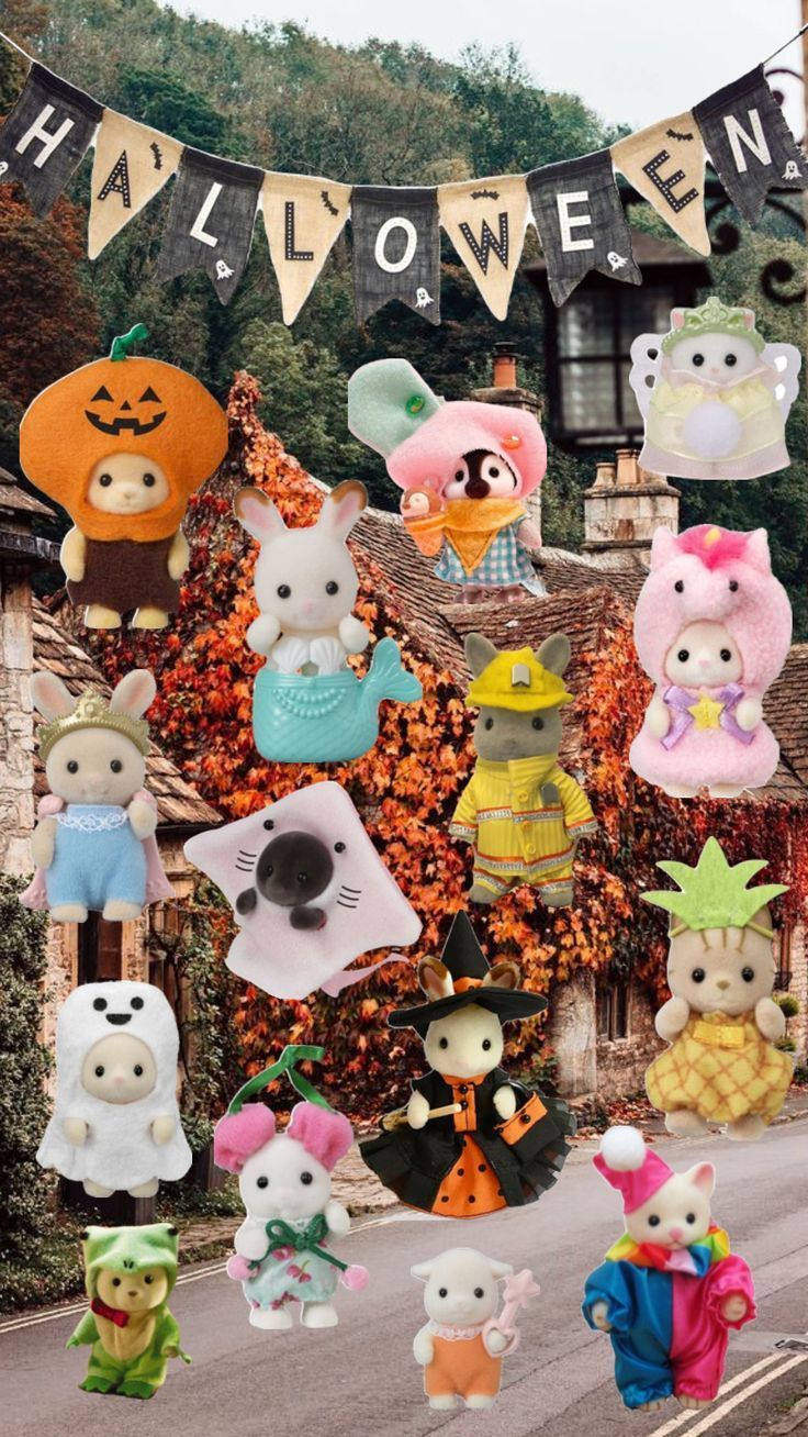 736x1308 the calico critters are ready to trick or treat