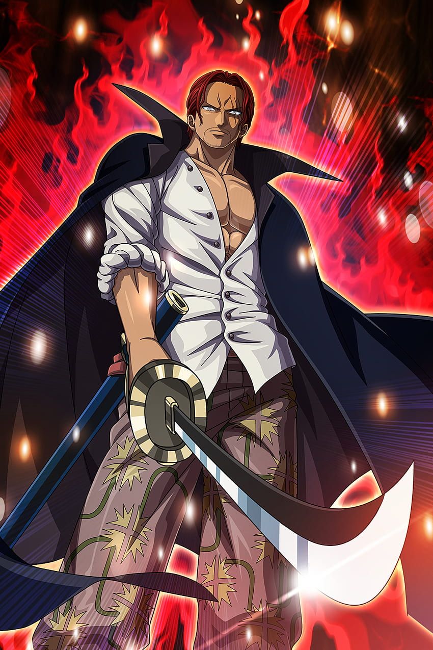 850x1275 Shanks, One_Piece, Akagami HD phone wallpaper