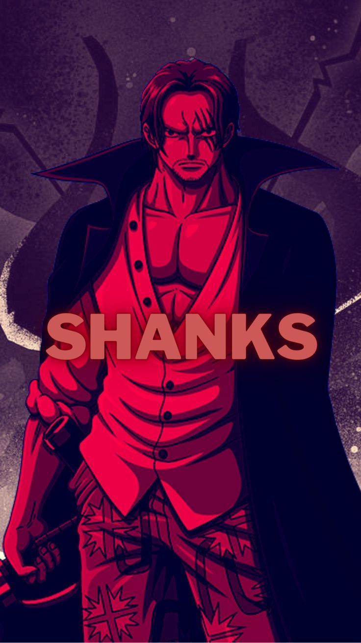736x1308 Red Onigashima Shanks Anime Wallpaper Dark Edit Mobile