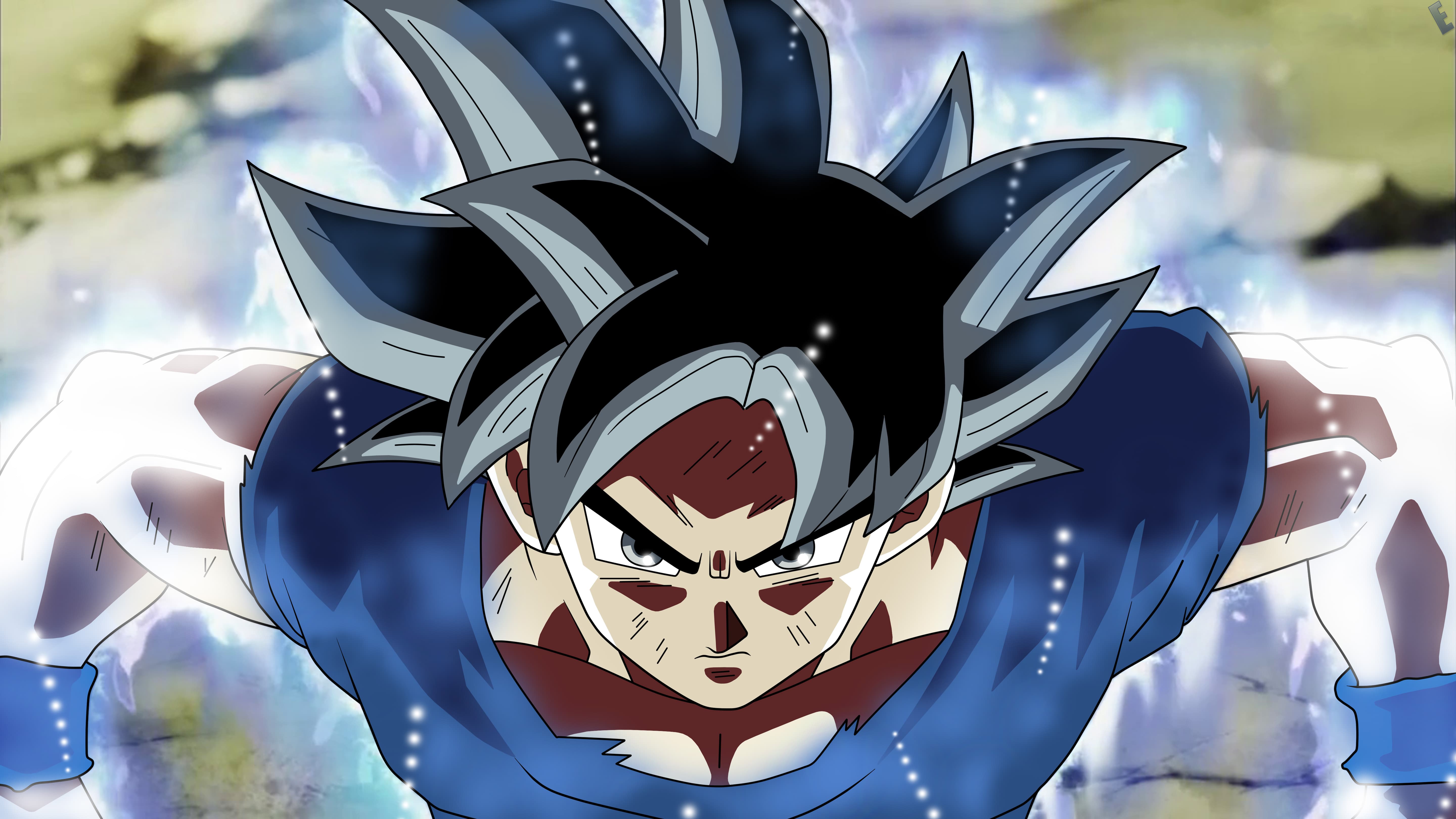 5760x3240 Blue Goku Dragon Ball Super Anime 5k Wallpaper and Free