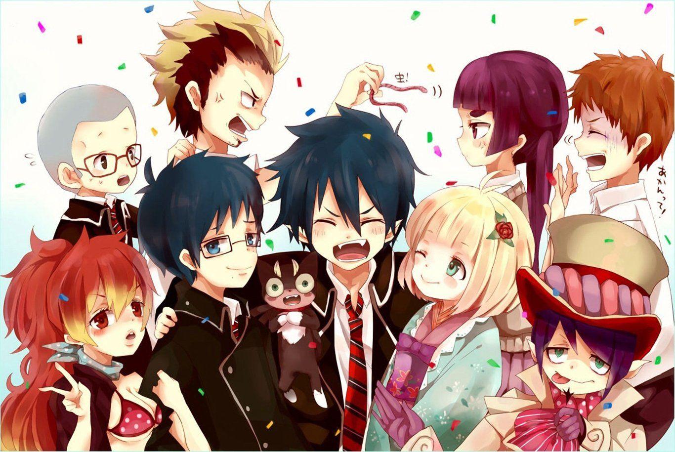 1366x915 Blue Exorcist HD Wallpaper and Background Image