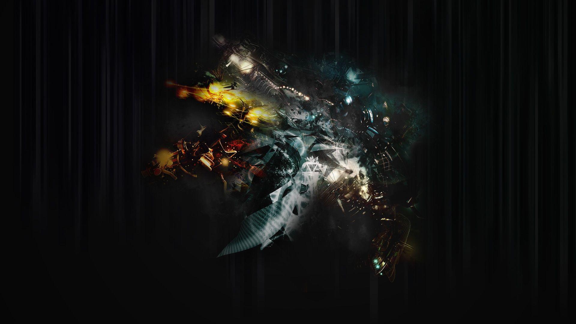 1920x1080 Custom HD 48 Black Abstract Wallpaper Collection