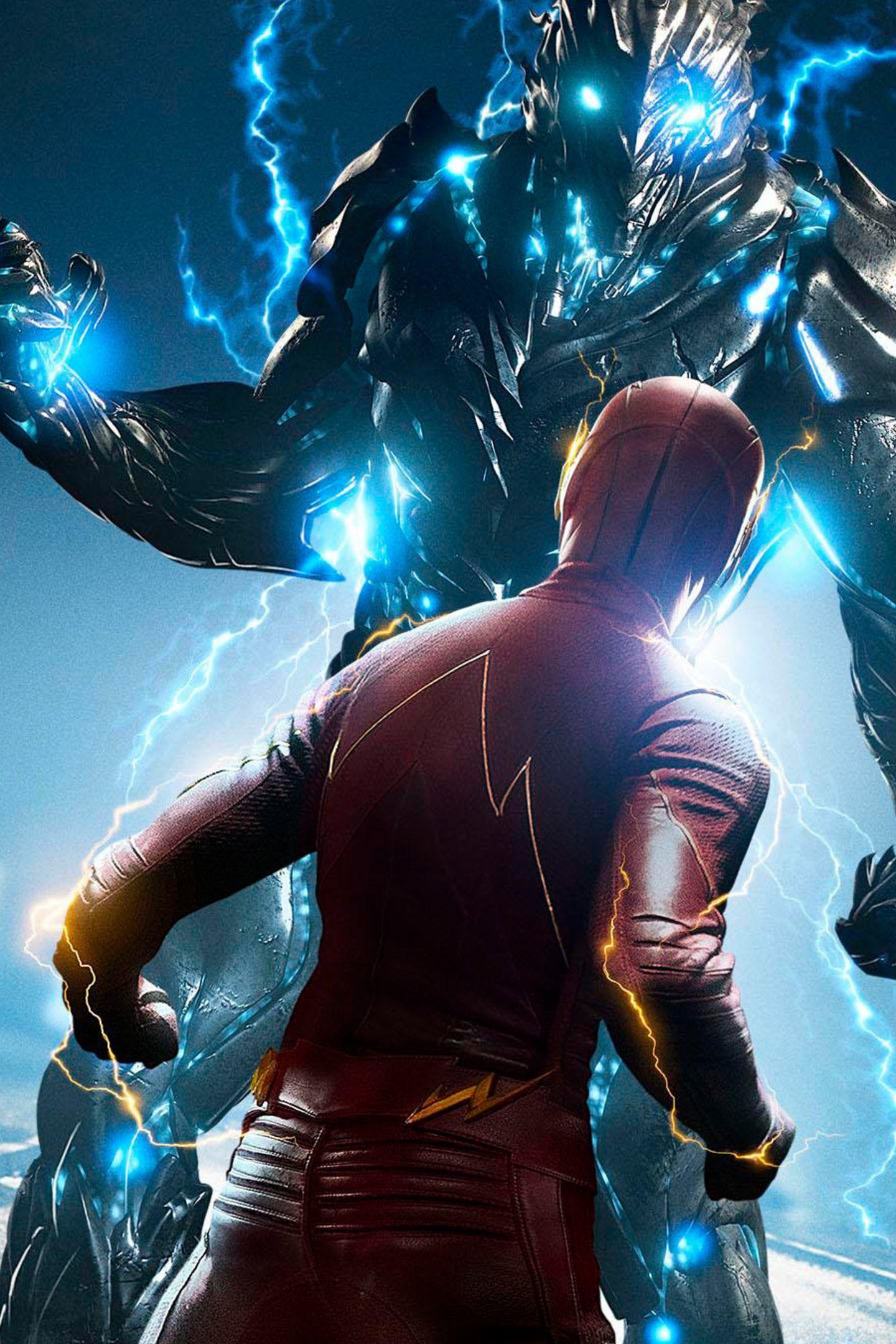 1440x2160 The Flash Savitar Red Blue TV Show 4K Wallpaper