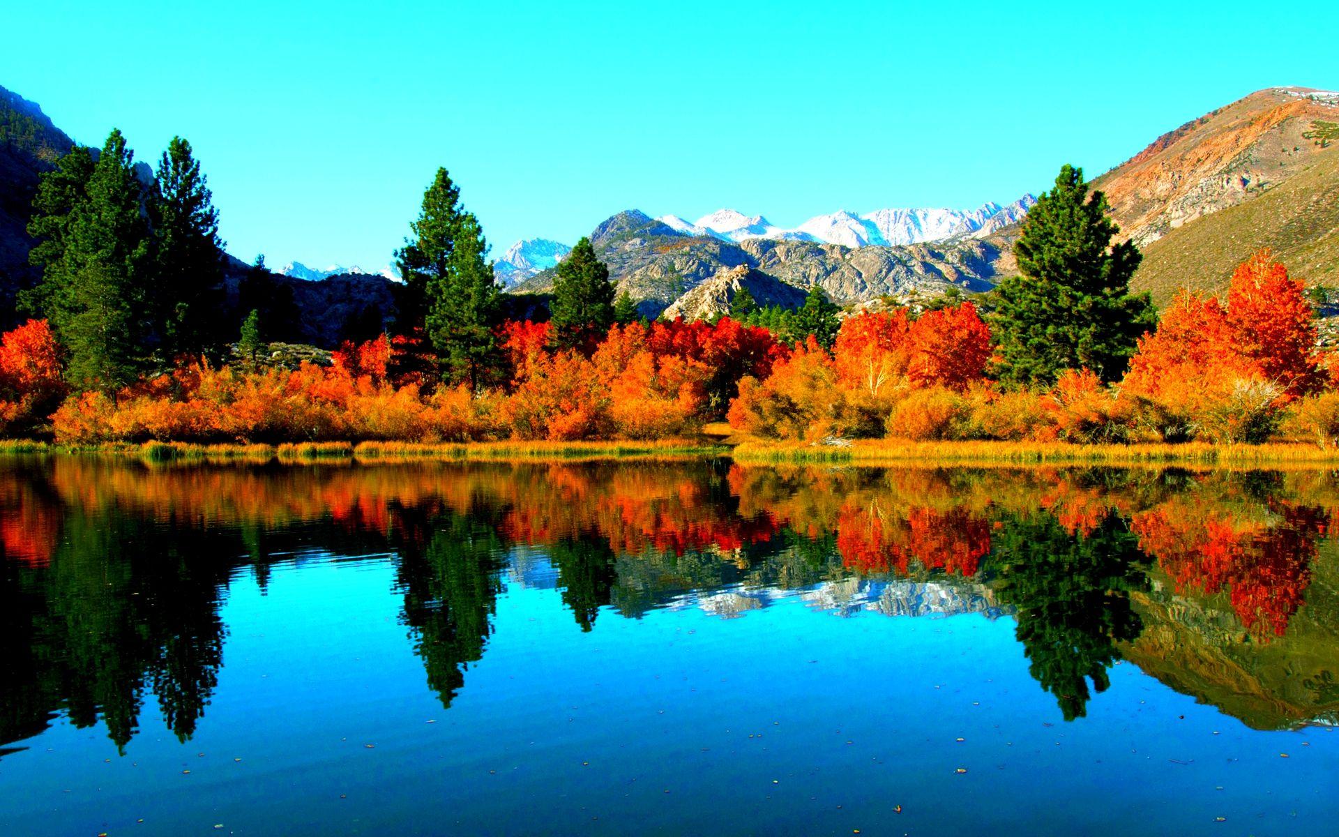 1920x1200 Autumn Lake Wallpaper 280427 Lake Wallpaper Desktop