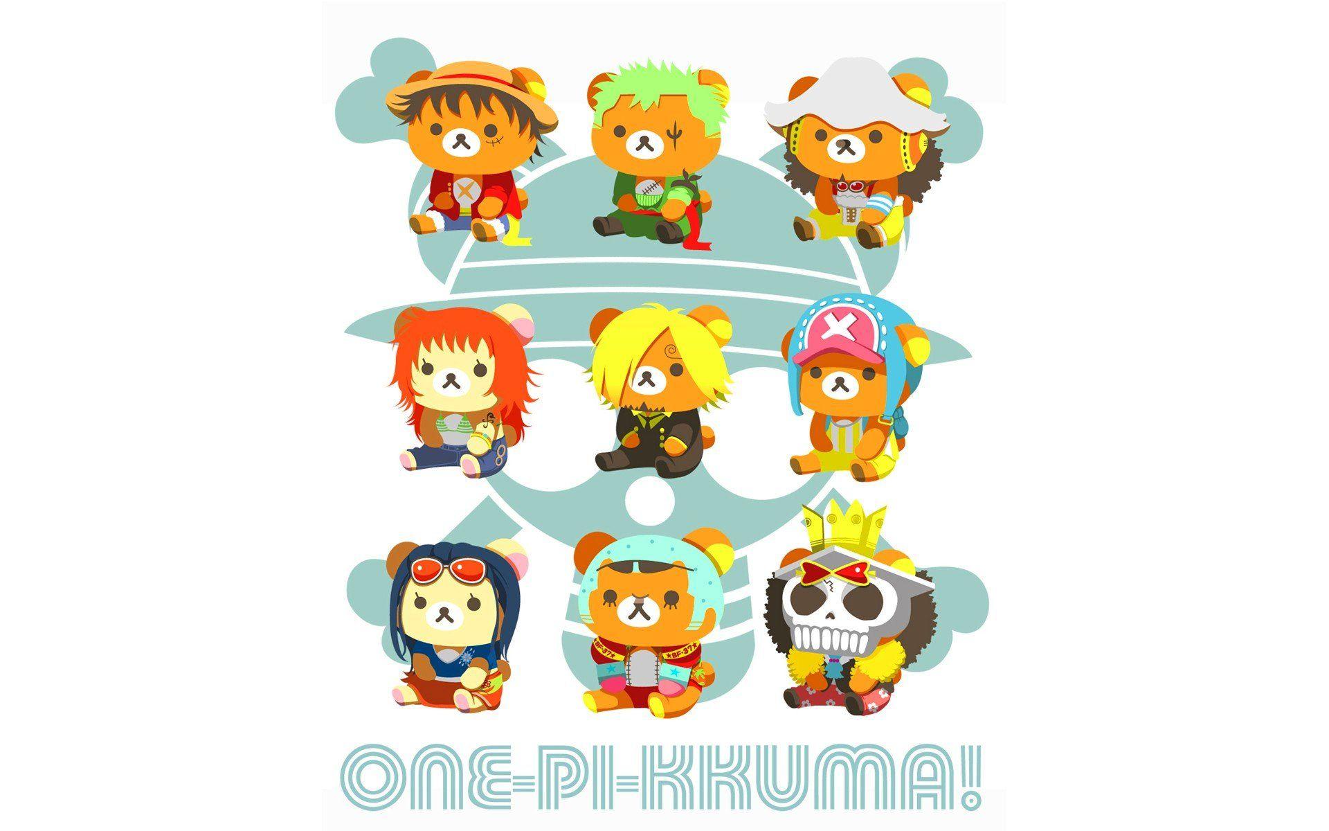 1920x1200 One Piece (anime) Rilakkuma wallpaper .