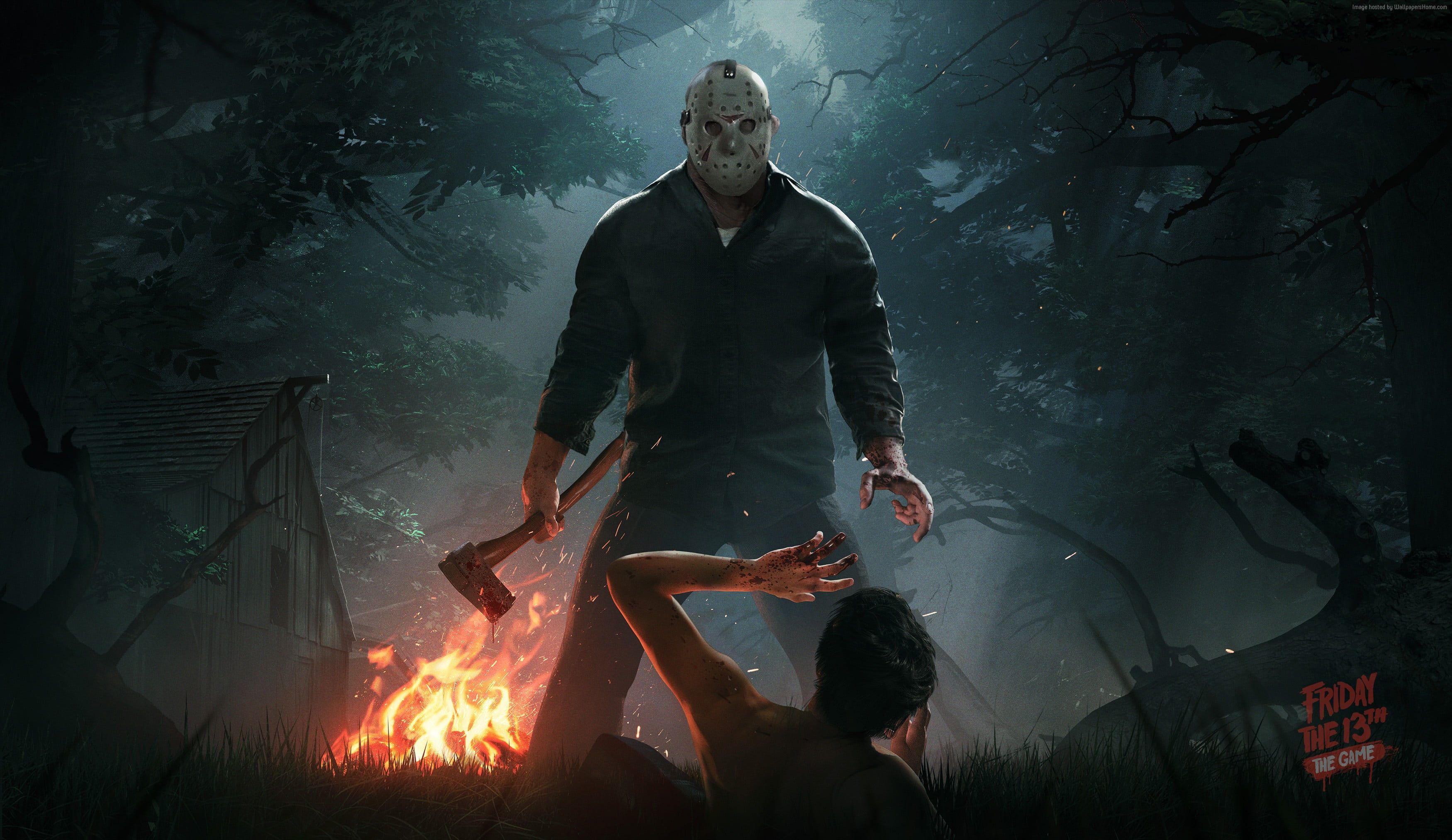 3500x2025 Jason Voorhees poster HD wallpaper