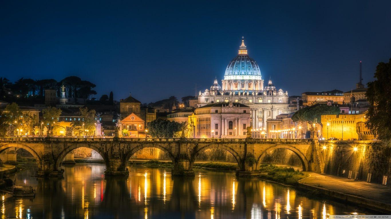 1366x768 Vatican City Wallpaper