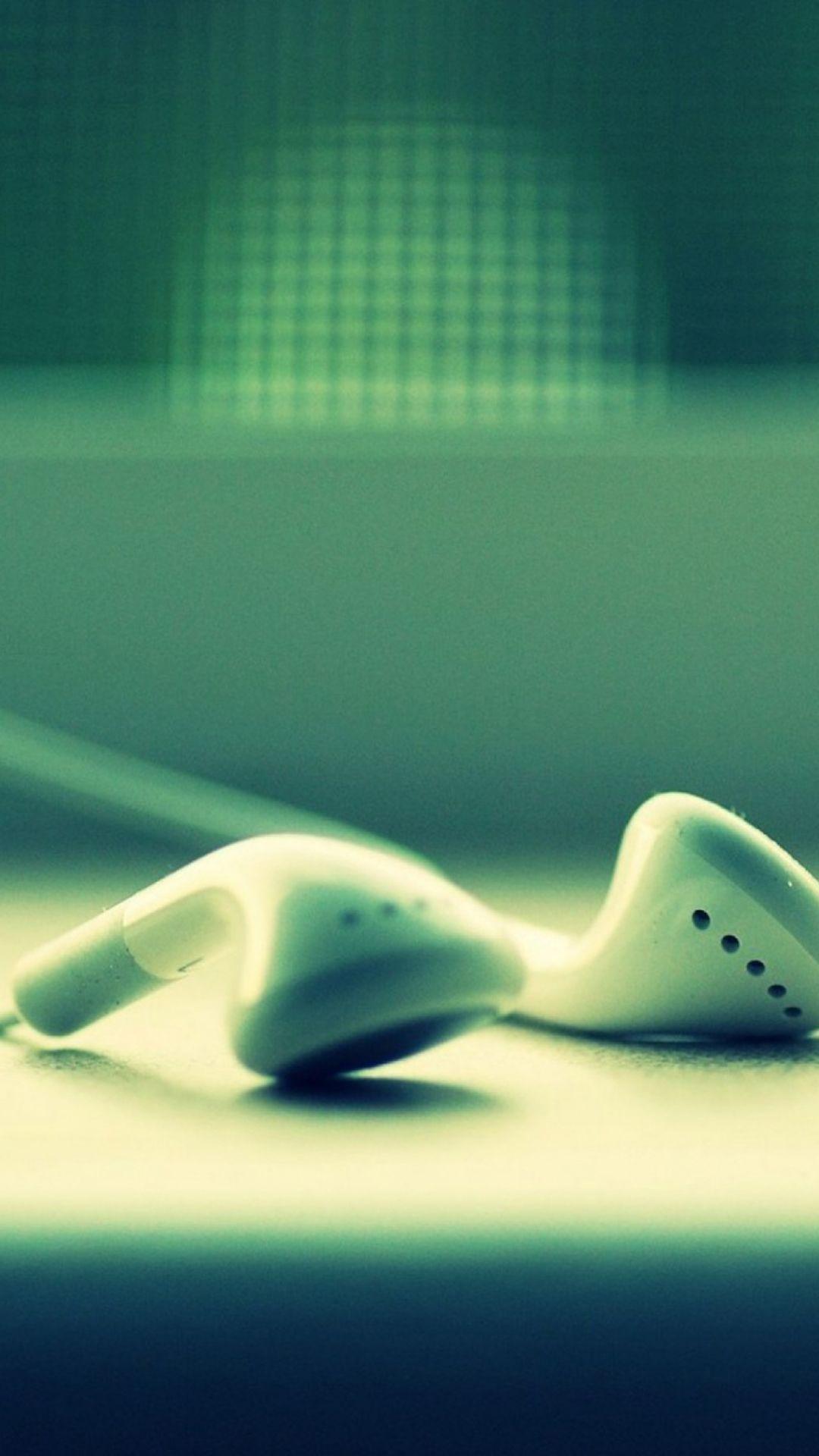 1080x1920 iPod Headphones Closeup iPhone 8 Wallpaper Free Download