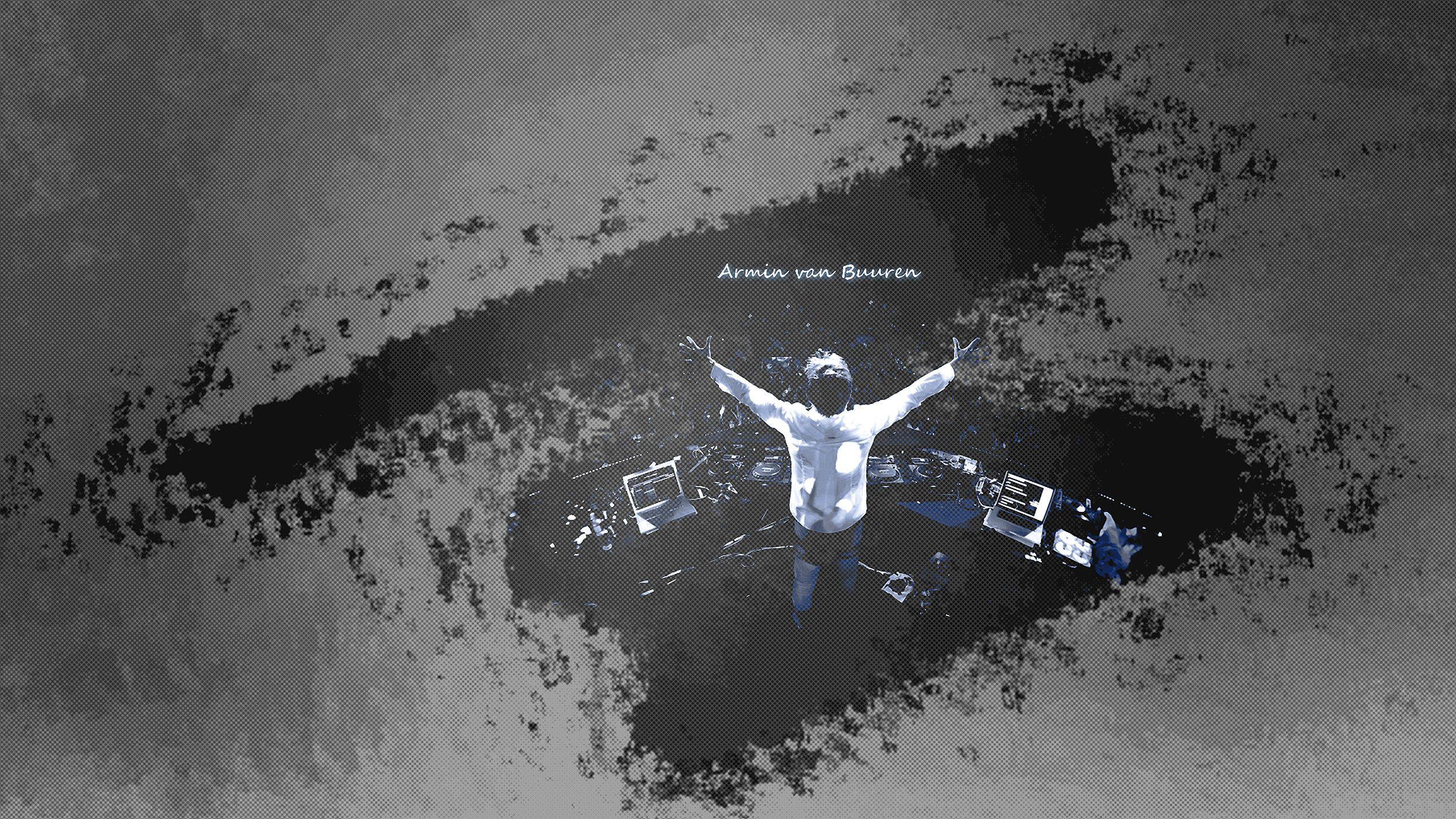 2560x1440 Armin van Buuren Concert Wallpaper