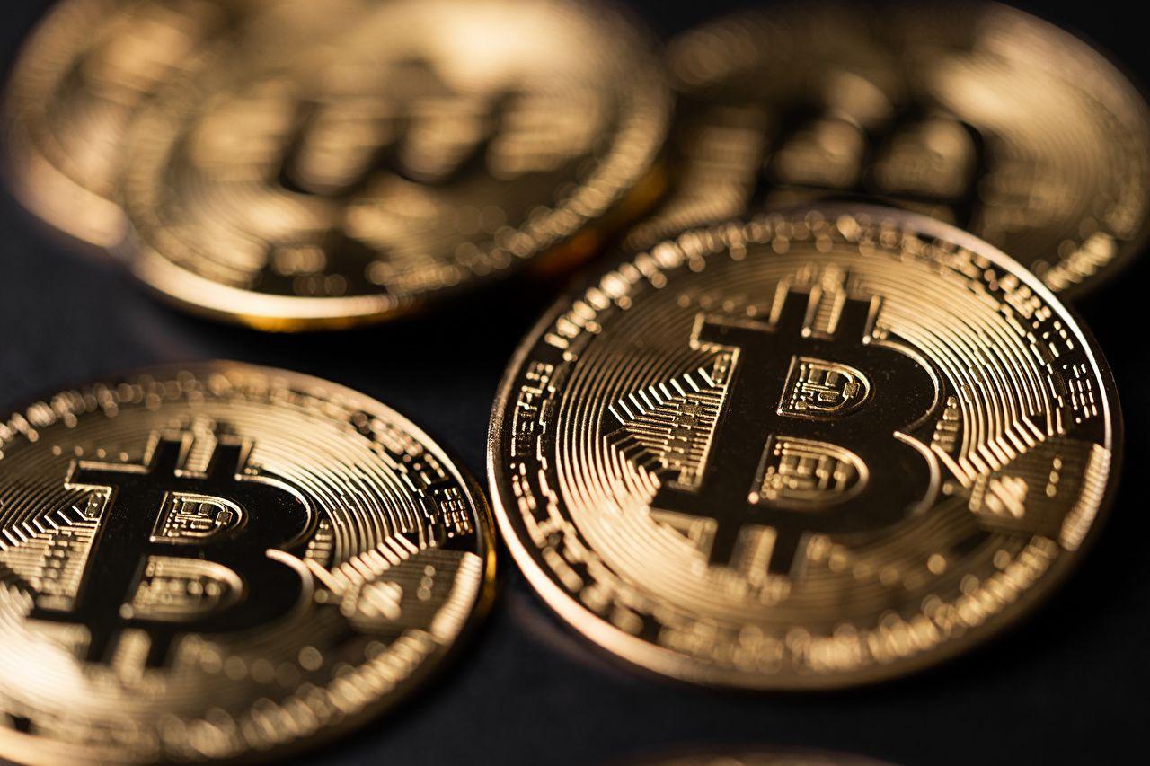 1280x853 Desktop Wallpaper Coins Bitcoin Money Closeup