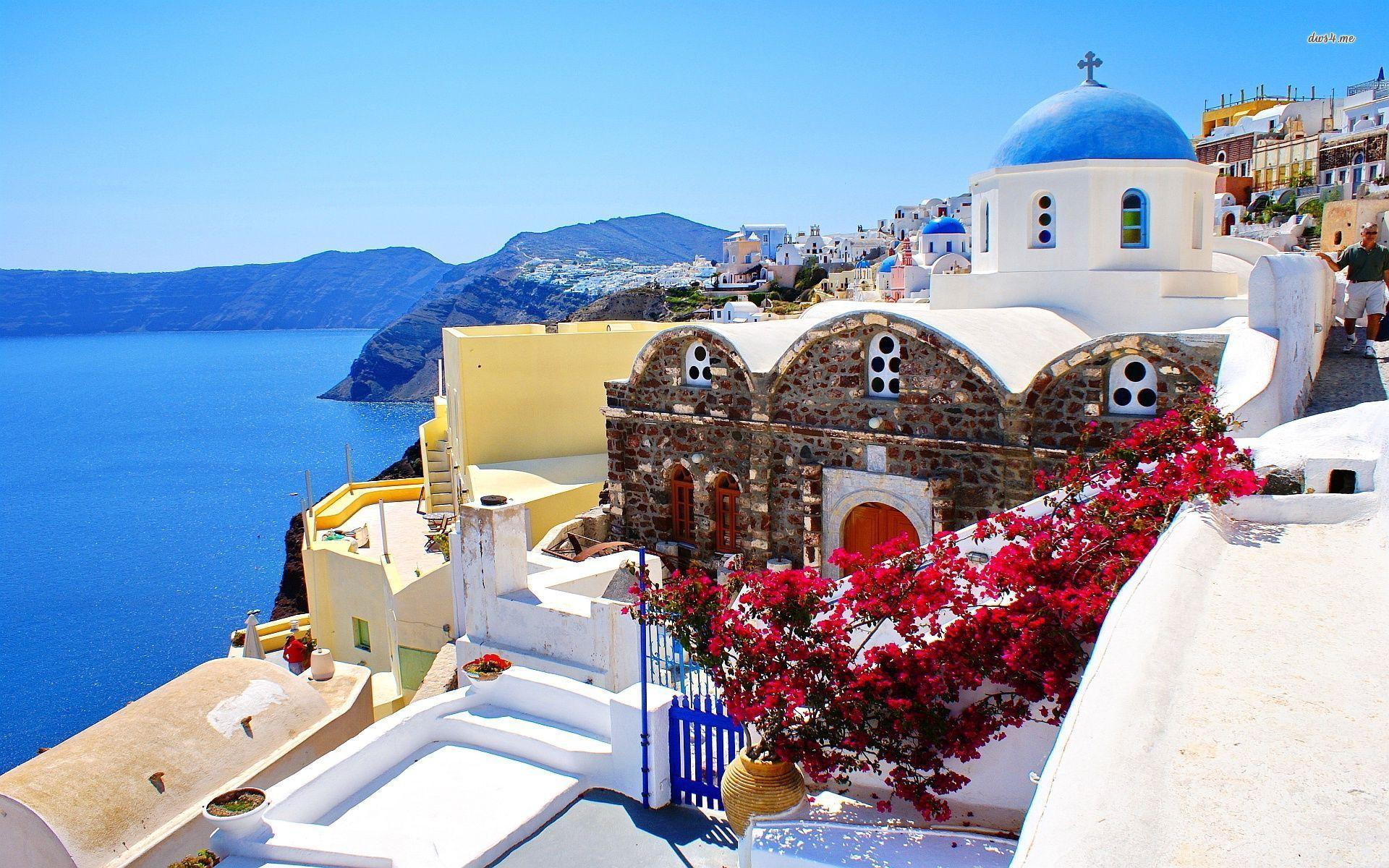 1920x1200 Greece Wallpaper HD
