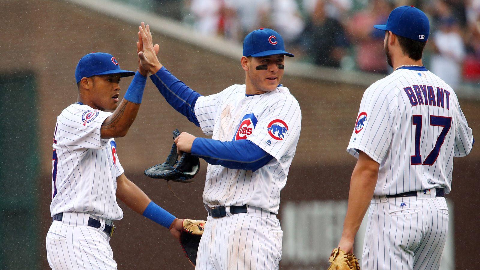1600x900 Addison Russell, Anthony Rizzo And Kris Bryant Give