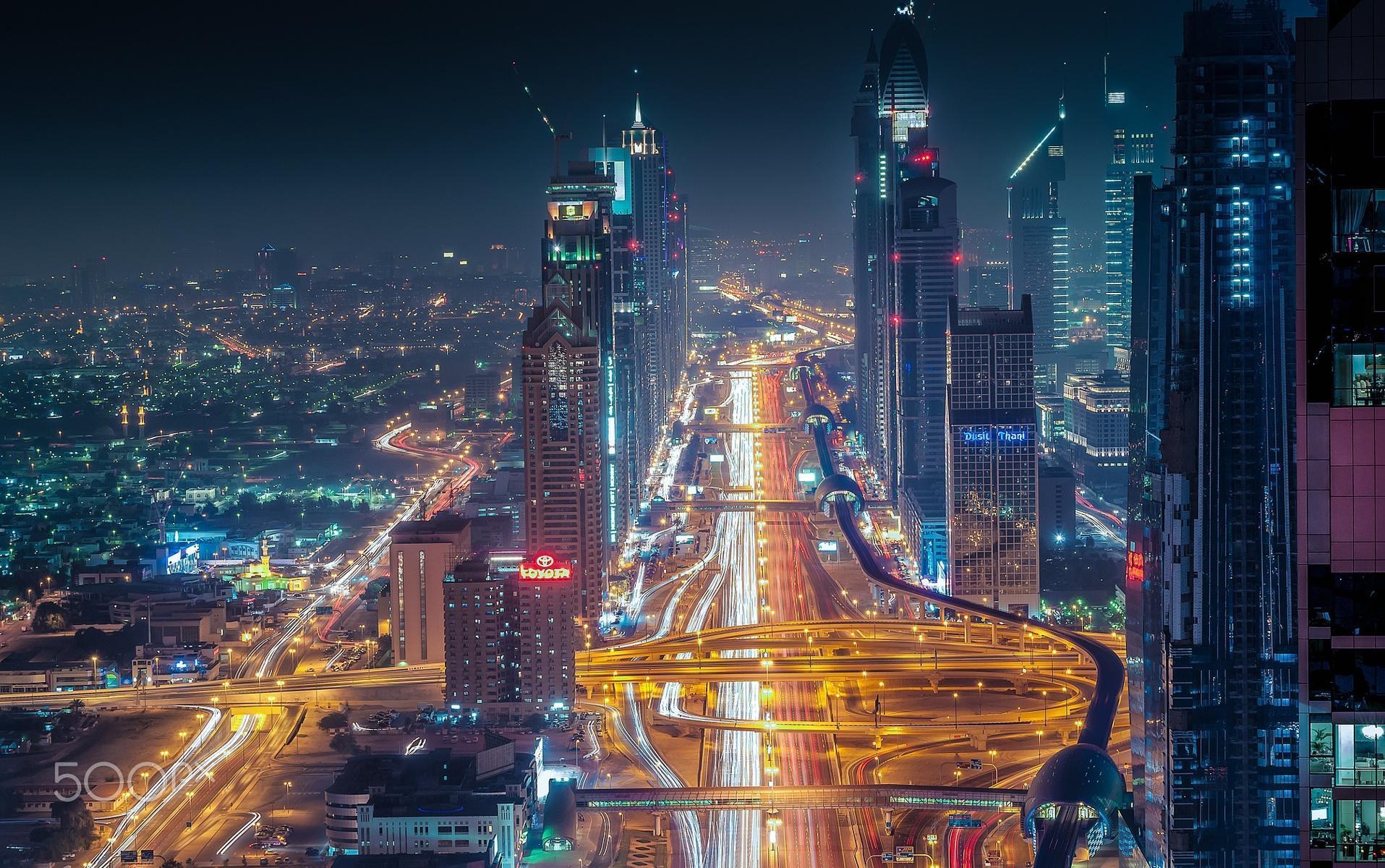 1915x1200 Dubai Night Live Wallpaper for Android