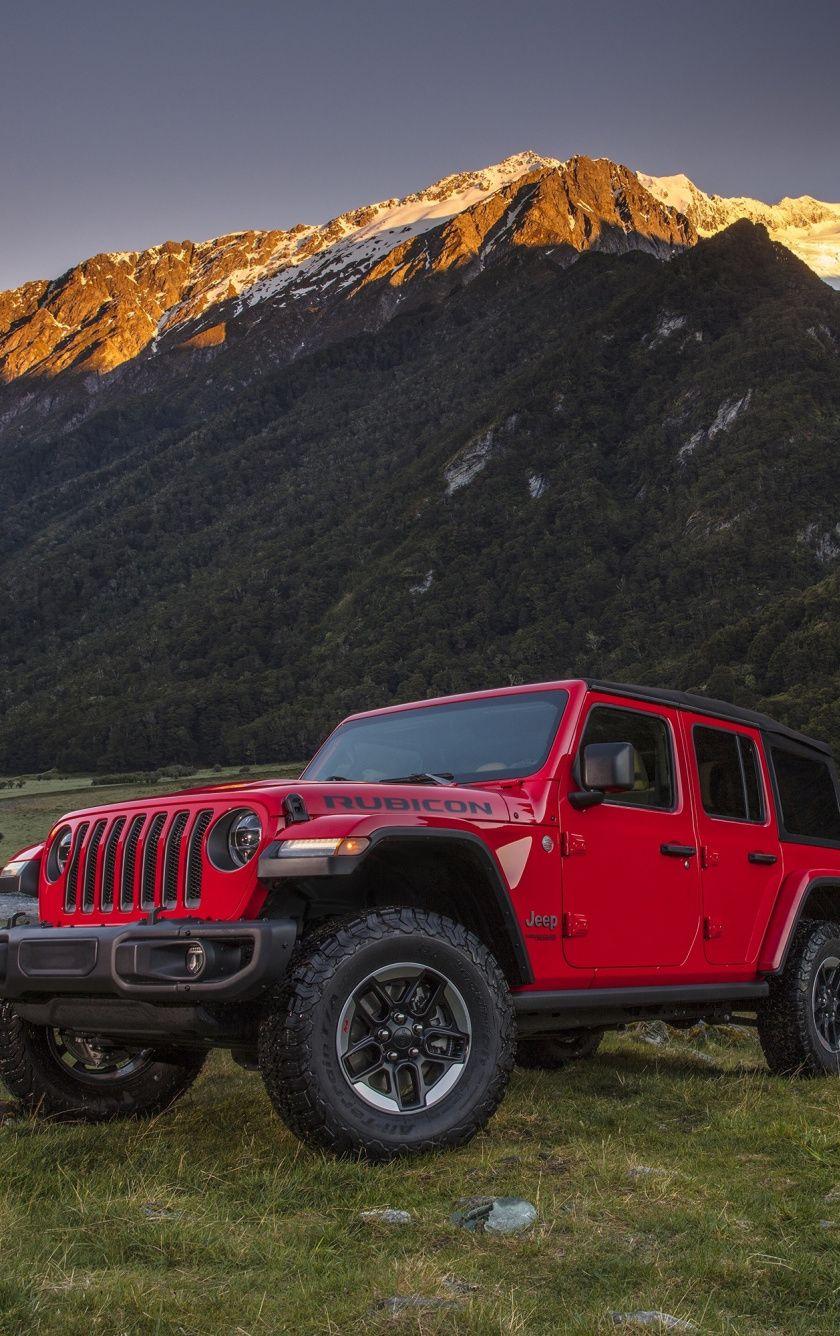840x1336 Download 840x1336 wallpaper red, 4x suv, jeep wrangler, iphone 5