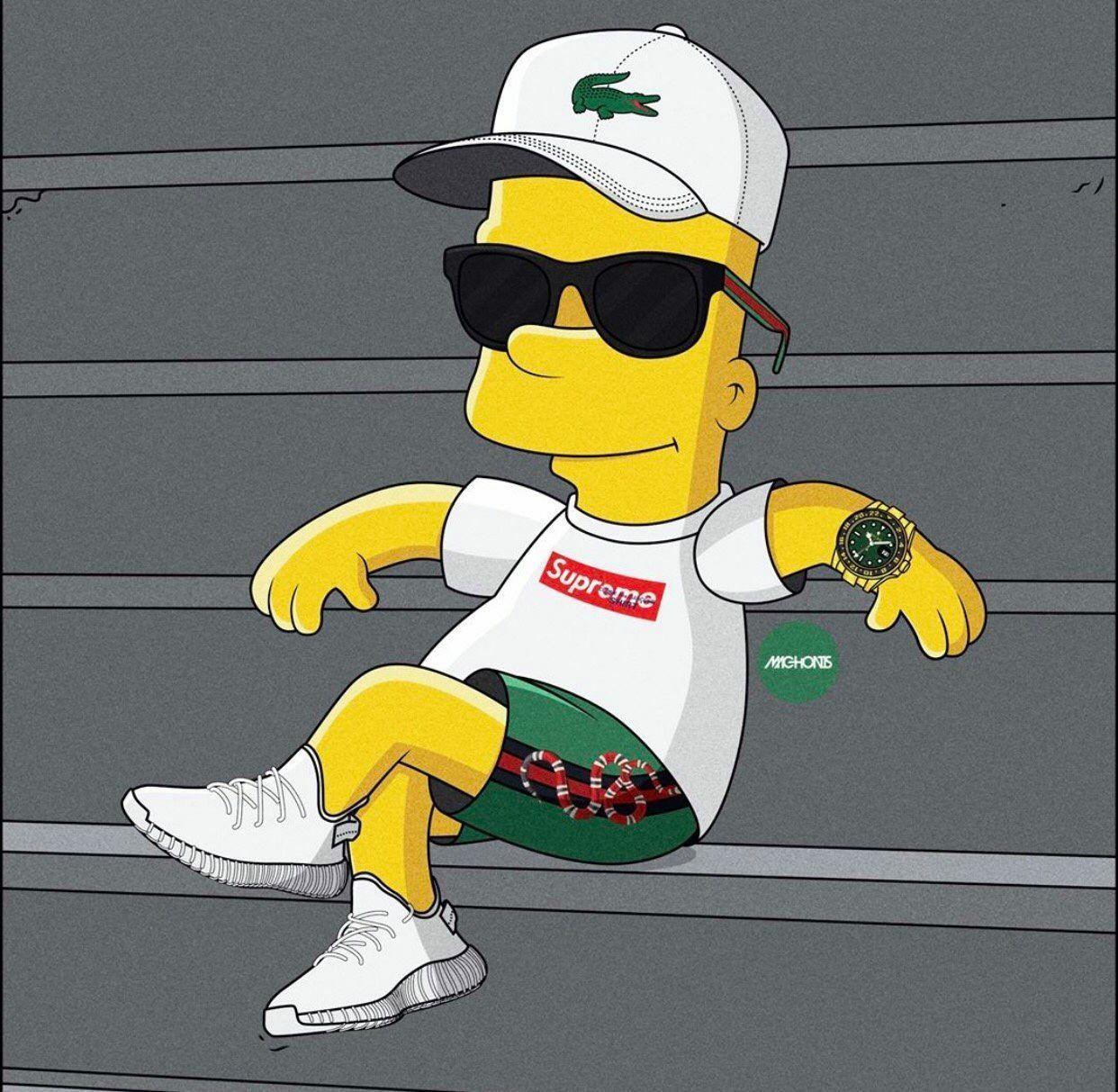 Bart Simpson Yeezy Wallpapers - Top Free Bart Simpson Yeezy