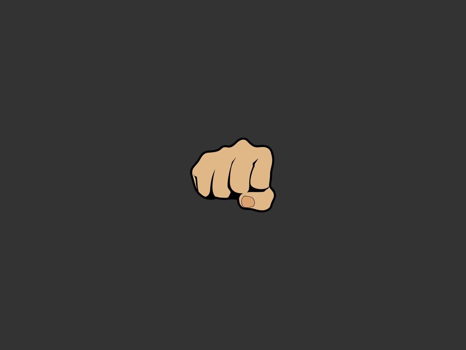 1600x1200 Download wallpaper 1600x1200 fist, hand, gesture, fingers standard