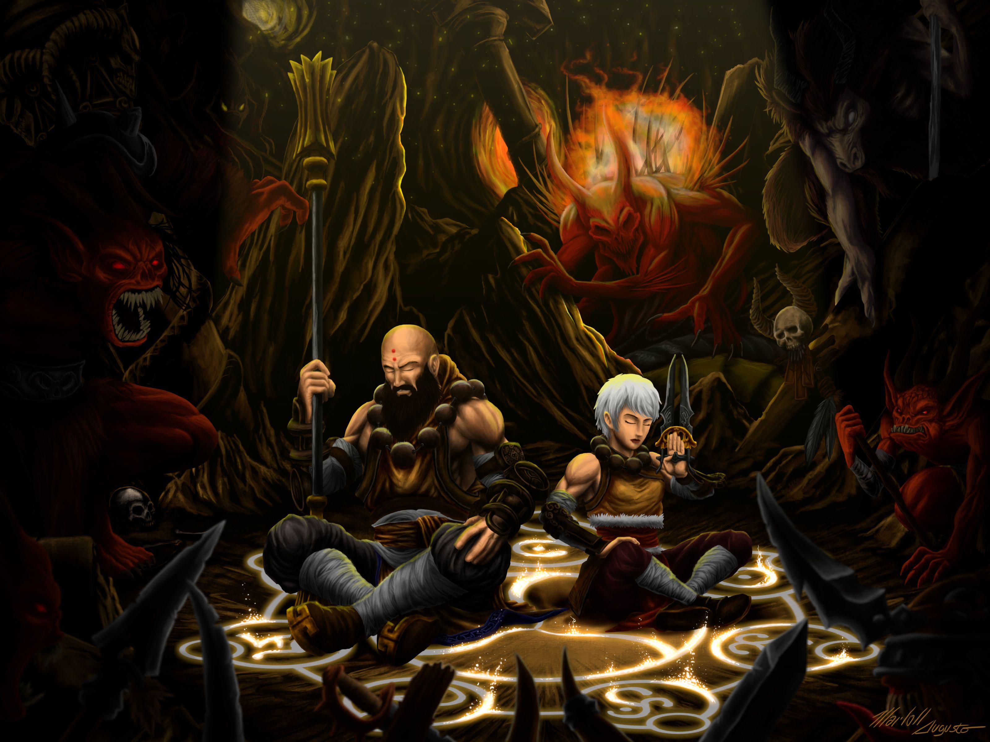 3200x2400 3200x2400 Monk (Diablo III) windows wallpaper. Monk