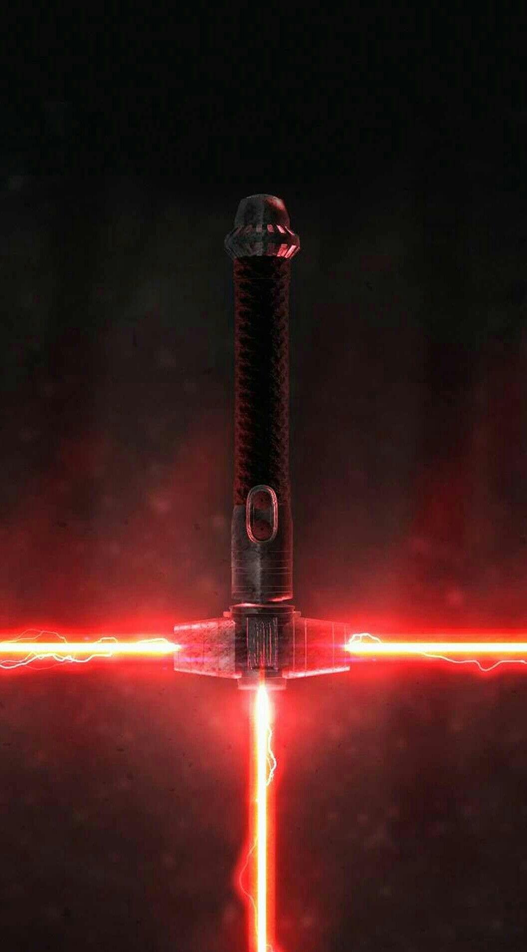 1056x1909 THE DARK SABER. Star wars wallpaper iphone, Star