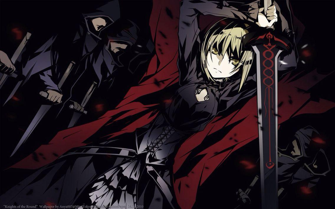 1136x710 Dark Saber. Fate stay night, Anime, Dark anime