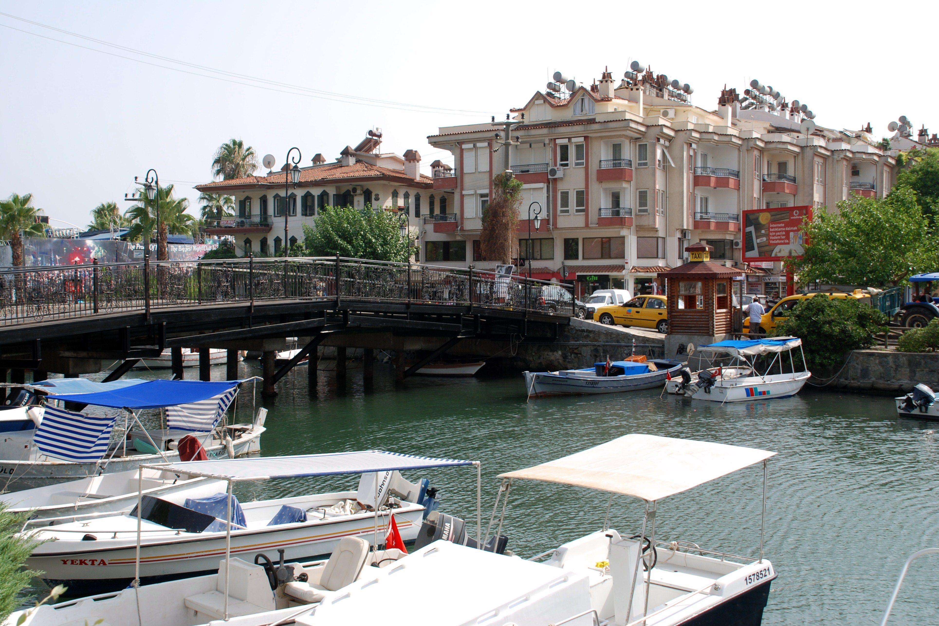 3858x2572 Marmaris Town in Turkey