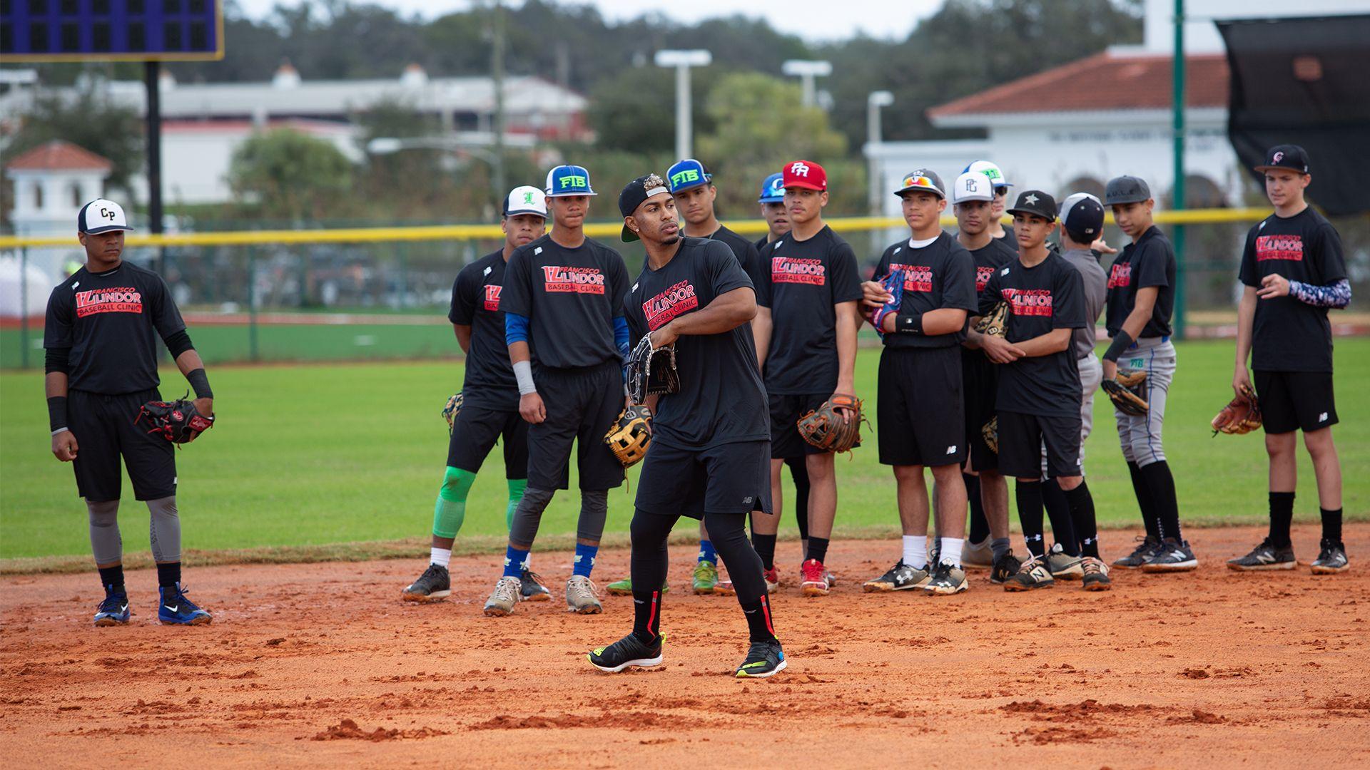 1920x1080 MVA Alum. Francisco Lindor '11 Hosts Baseball Clinic
