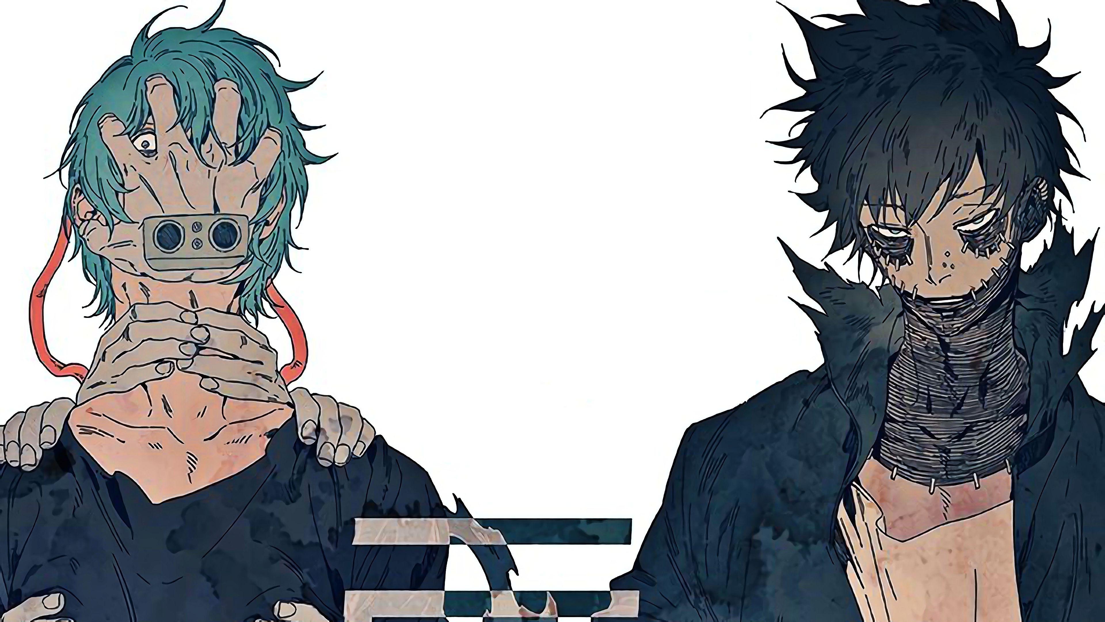 3840x2160 Hd High Resolution Wallpaper Dabi And Tomura Shigaraki My Hero
