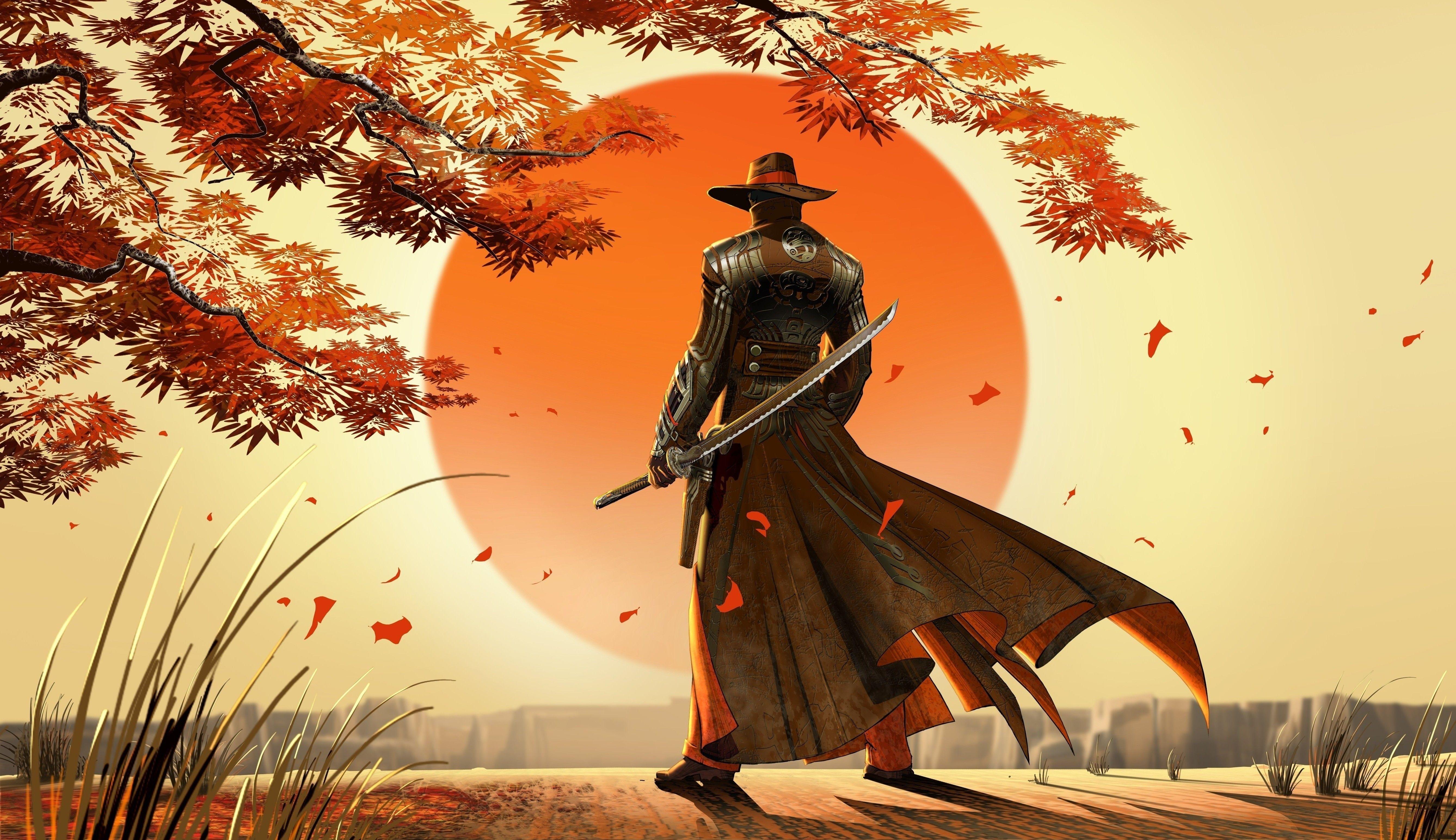 Samurai Art Wallpapers Top Free Samurai Art Backgrounds WallpaperAccess