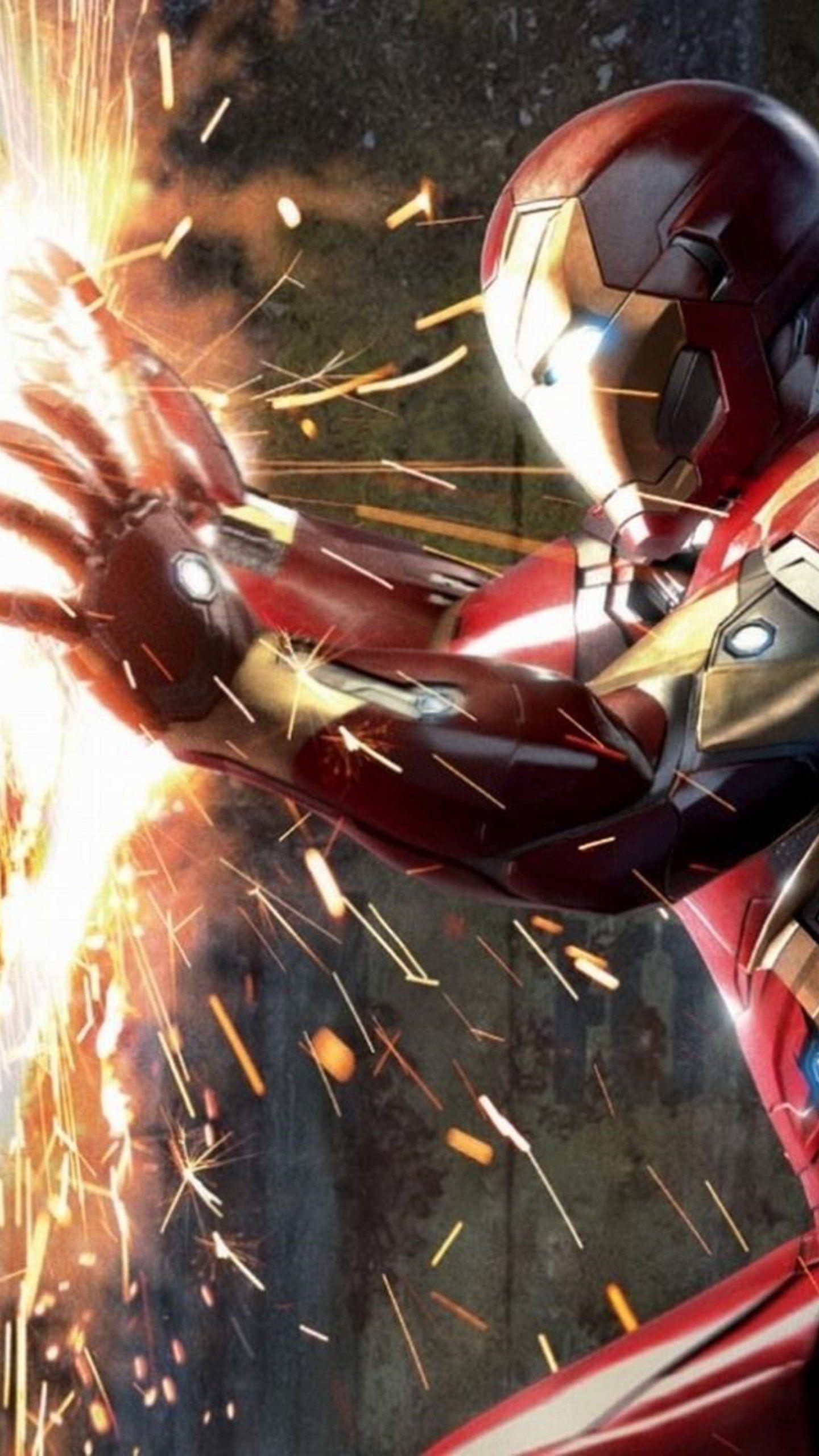 1440x2560 Captain America vs Iron Man Civil War, HD Movies Wallpaper Photo