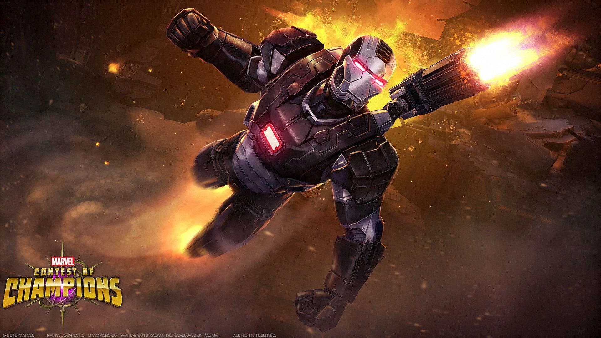 1920x1080 Video Game, Marvel Contest Of Champions, War Machine Machine