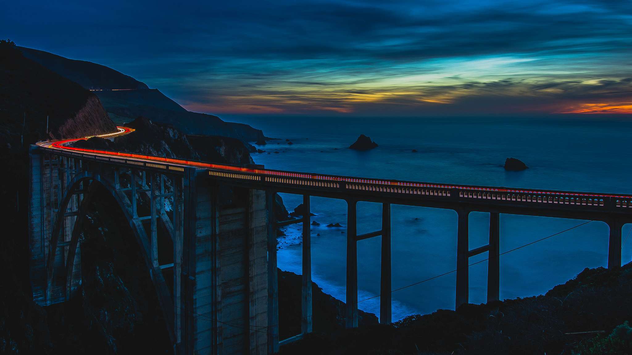 2048x1152 Stunning Viewpoints on the Pacific Coast Highway