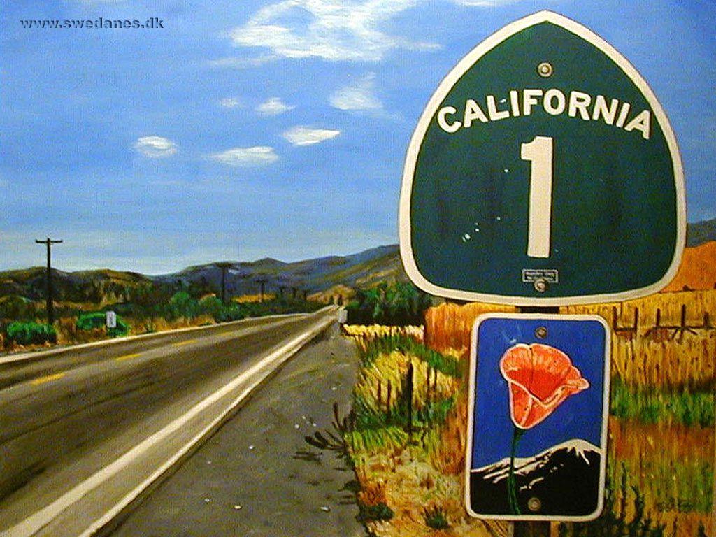 1024x768 Pacific Coast Highway Wallpaper