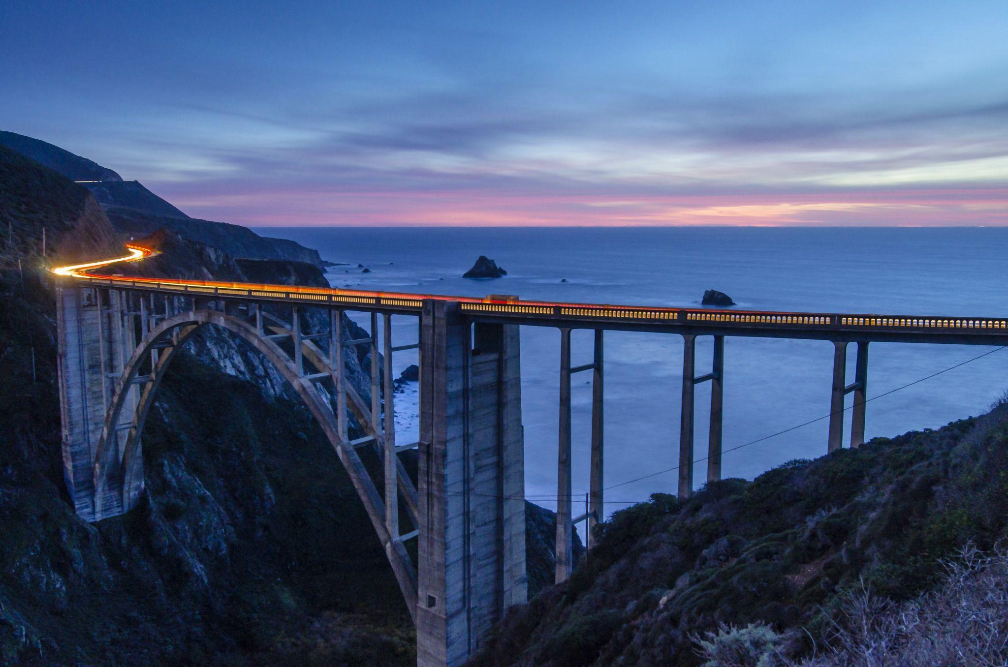 2048x1356 Bixby Creek Bridge. Bixby Creek Bridge in California, USA