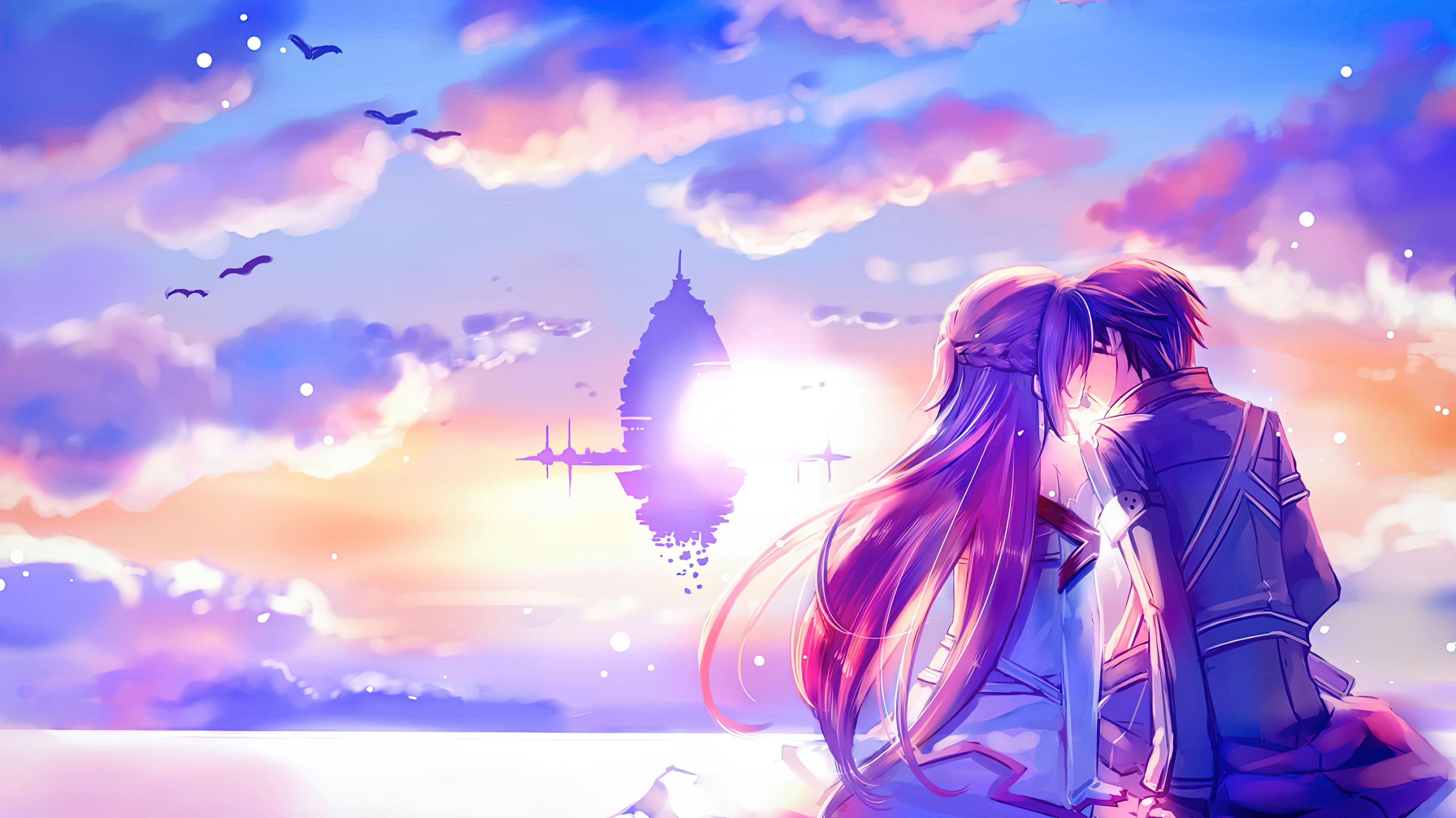 3840x2160 Sword Art Online Wallpaper 4K, Kirito (Kirigaya Kazuto), Asuna