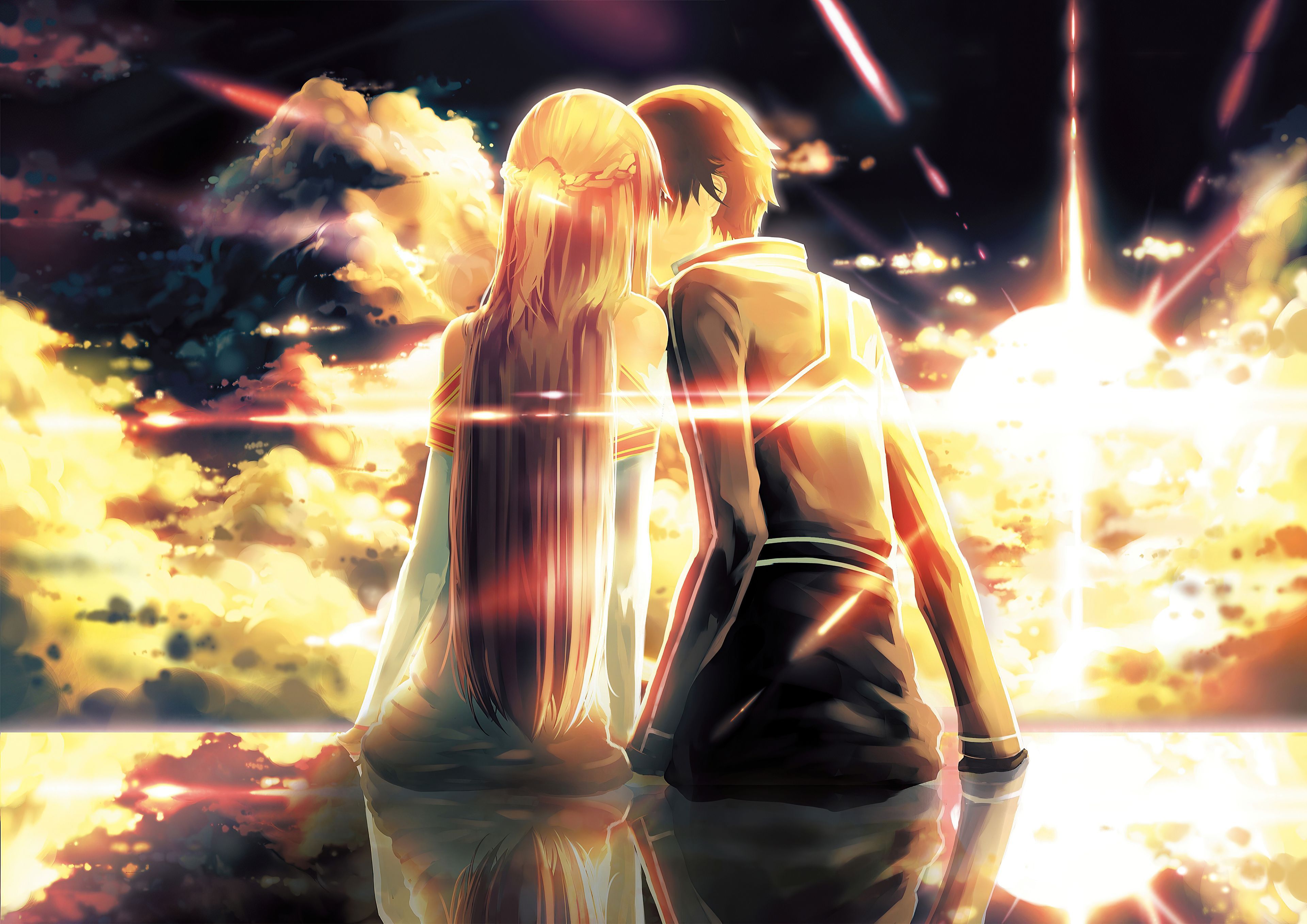 3840x2715 Asuna Yuuki Kirito Sword Art Online 4k Wallpaper, HD Anime Wallpaper, 4k Wallpaper, Image, Background, Photos and Picture